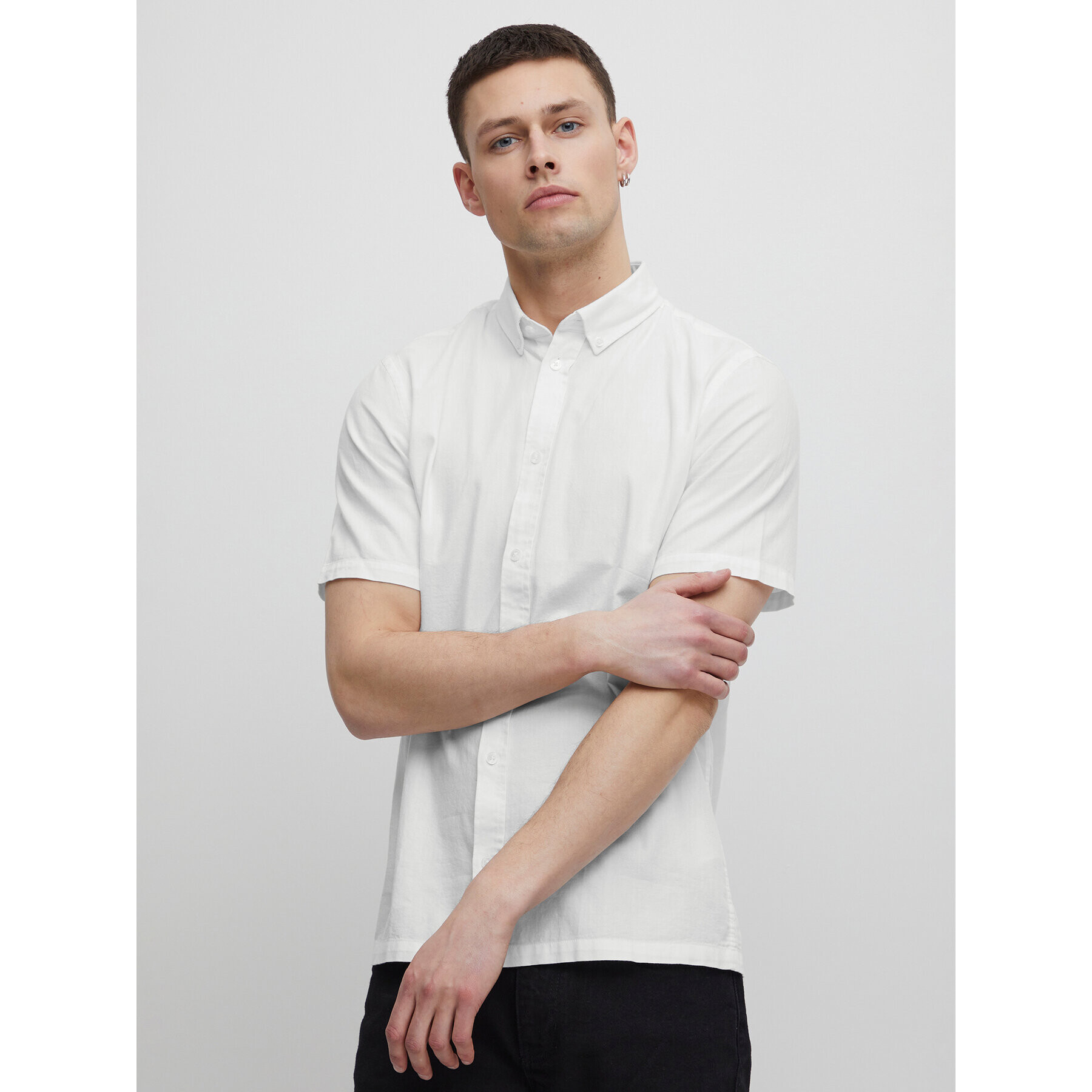 Casual Friday Риза 20504654 Бял Regular Fit - Pepit.bg