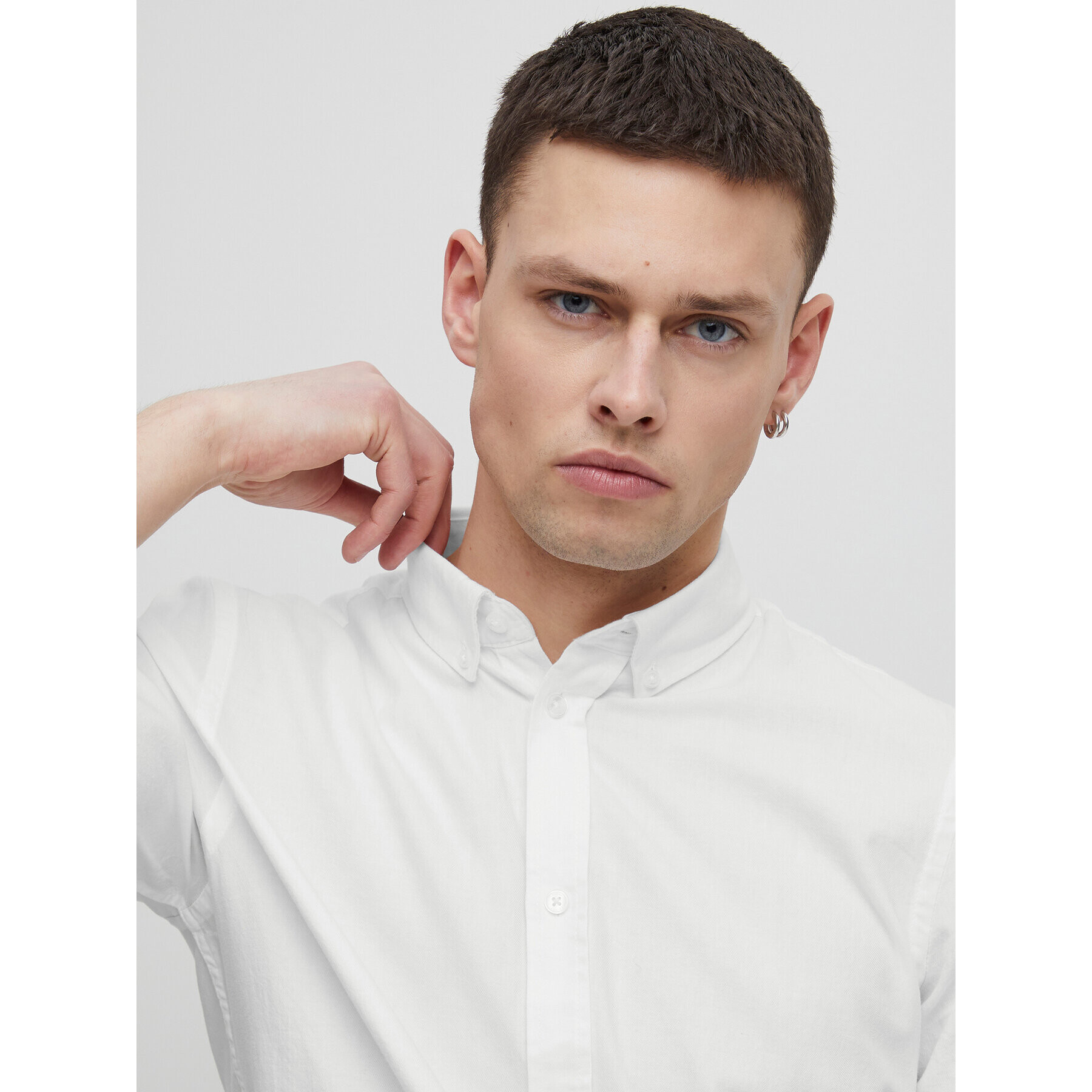Casual Friday Риза 20504654 Бял Regular Fit - Pepit.bg