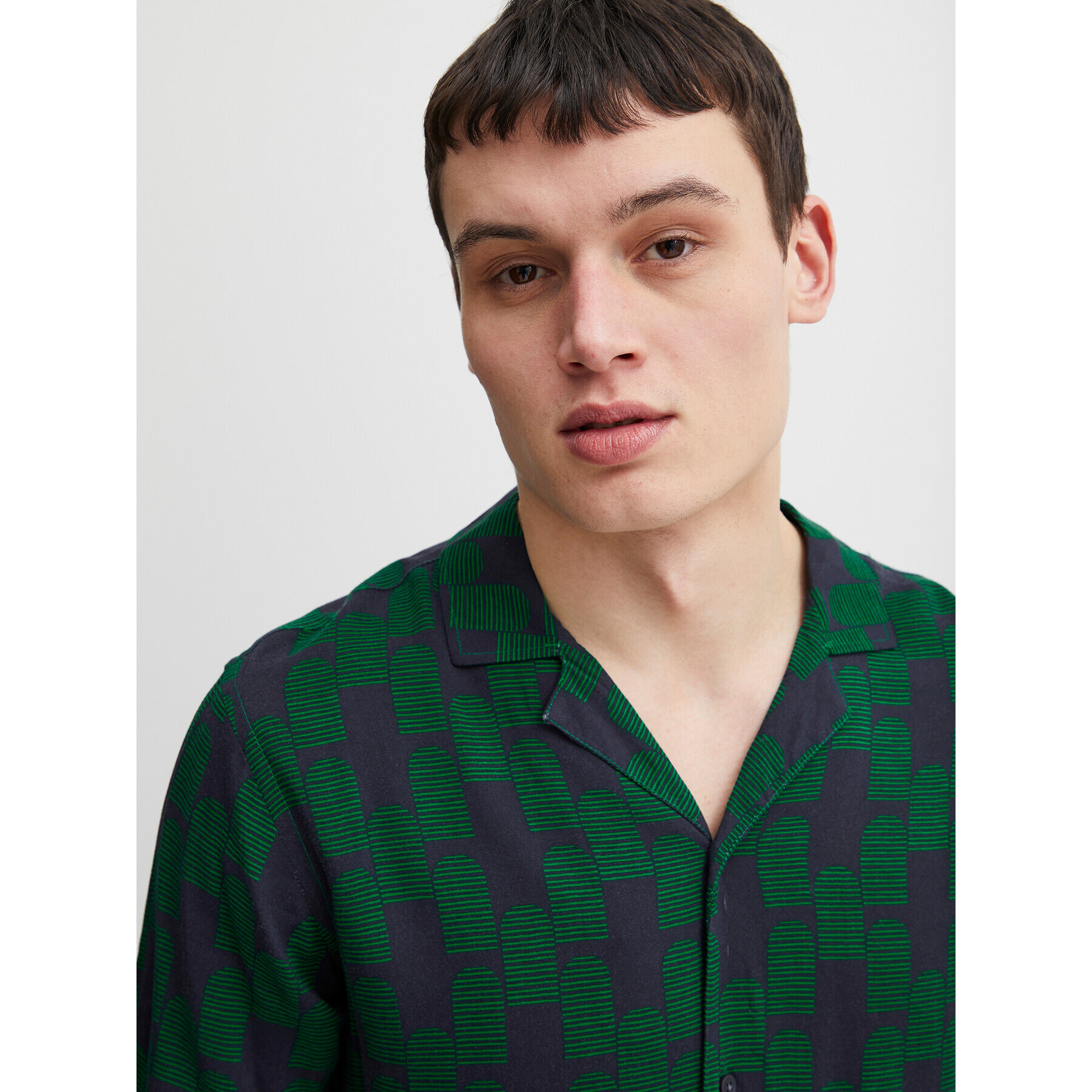 Casual Friday Риза 20504671 Зелен Regular Fit - Pepit.bg