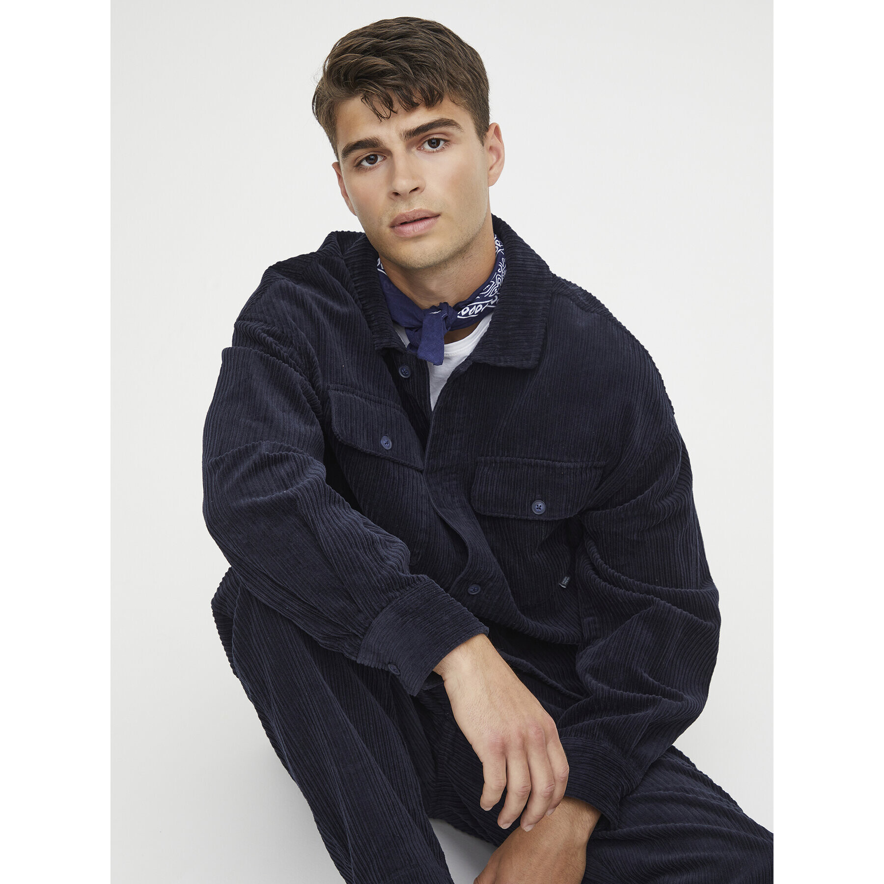 Casual Friday Риза 20504759 Тъмносин Regular Fit - Pepit.bg