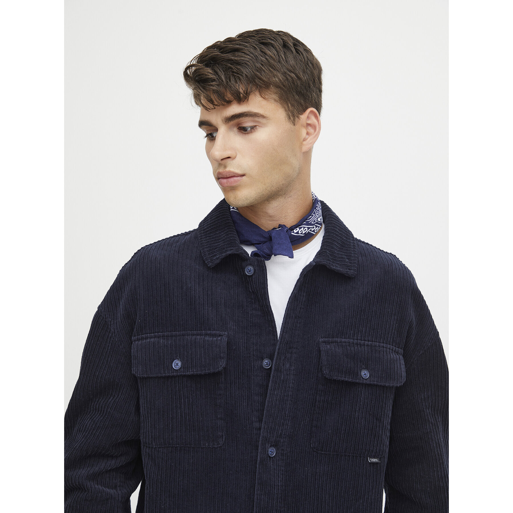 Casual Friday Риза 20504759 Тъмносин Regular Fit - Pepit.bg