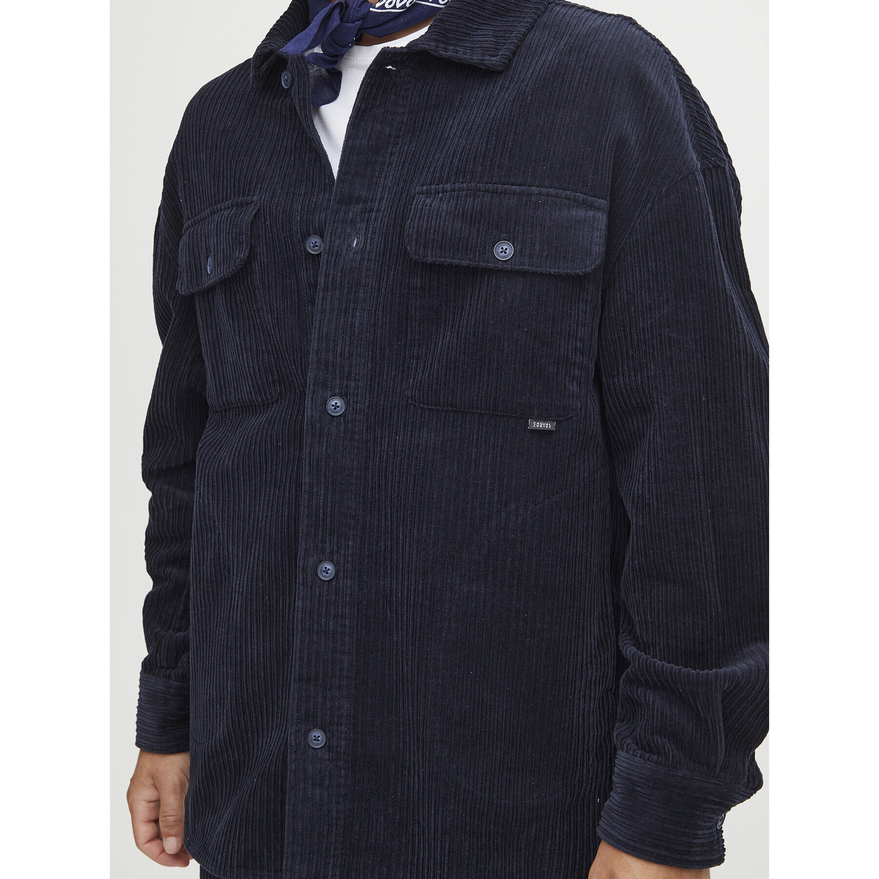 Casual Friday Риза 20504759 Тъмносин Regular Fit - Pepit.bg
