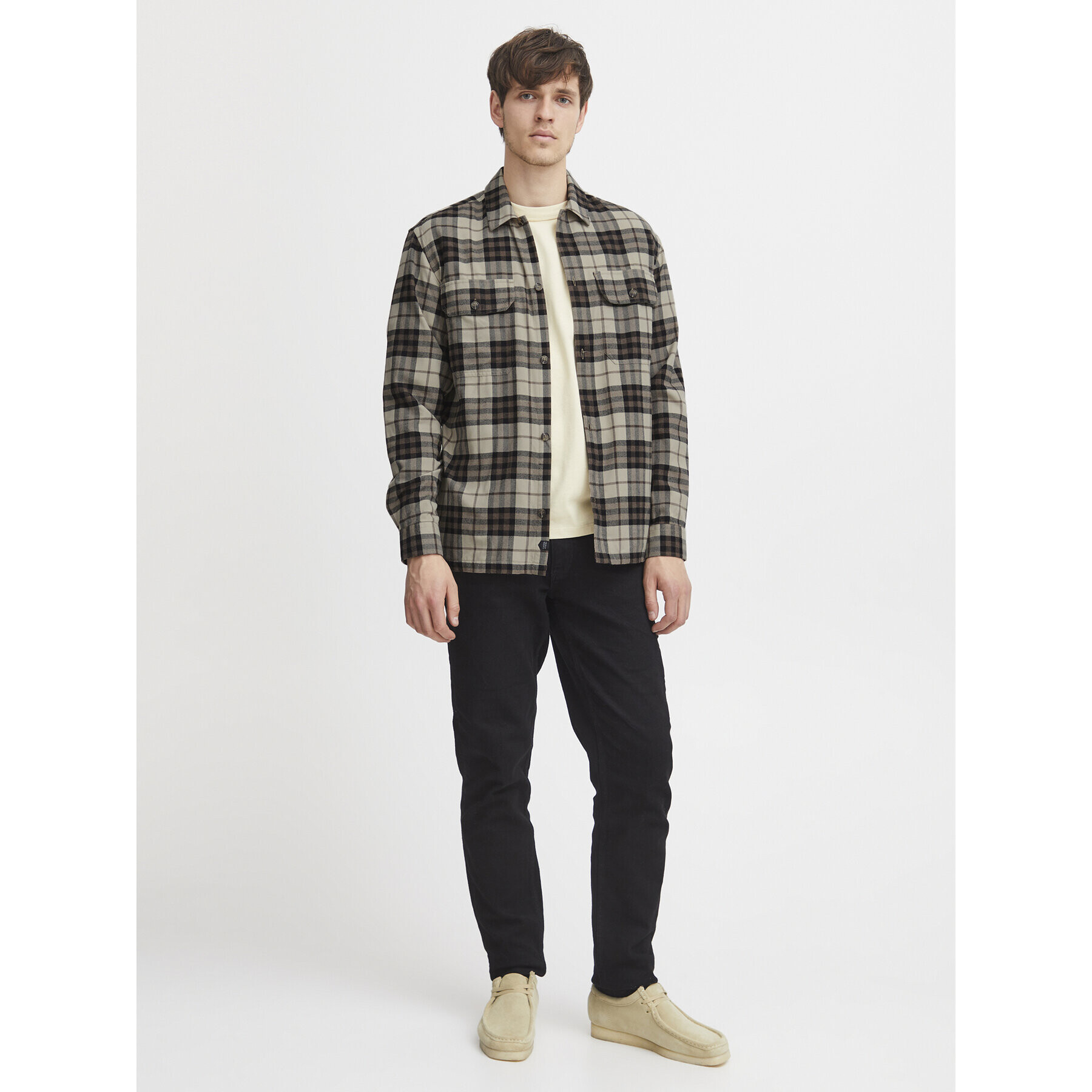 Casual Friday Риза 20504761 Бежов Regular Fit - Pepit.bg