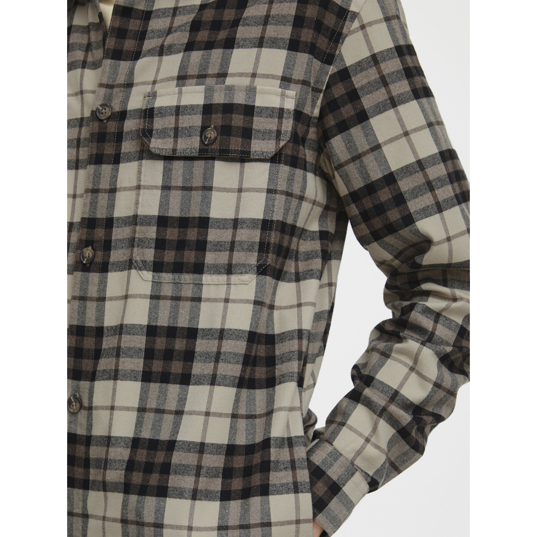 Casual Friday Риза 20504761 Бежов Regular Fit - Pepit.bg