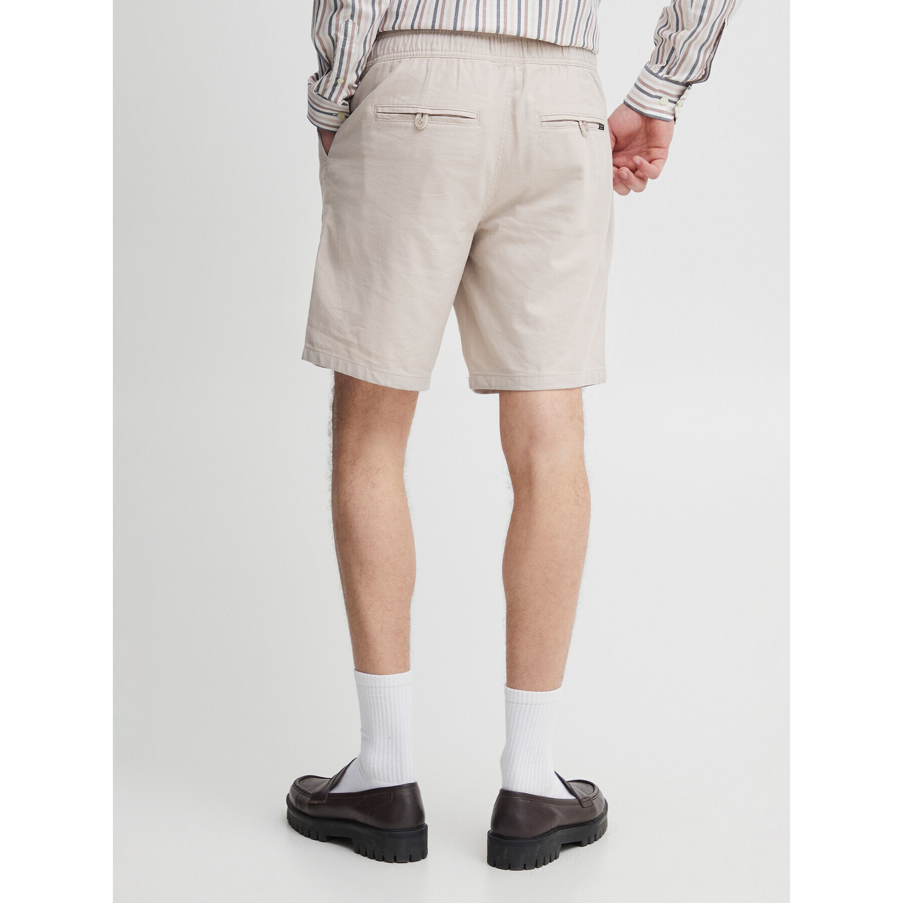 Casual Friday Шорти от плат 20504305 Бежов Regular Fit - Pepit.bg