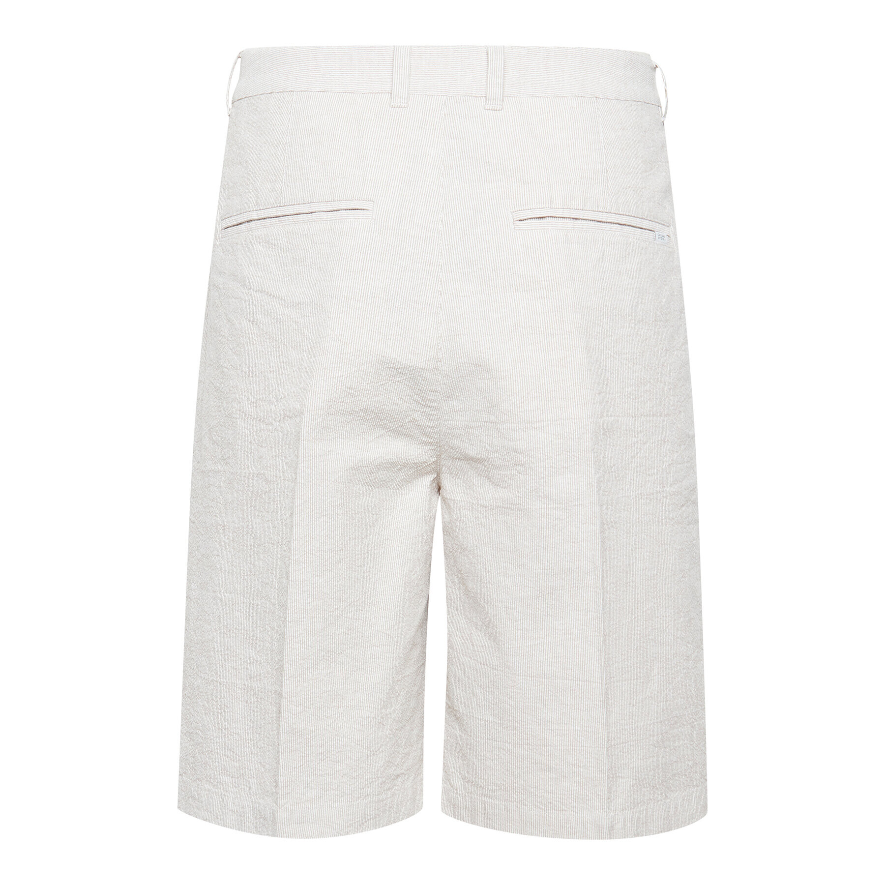 Casual Friday Шорти от плат 20504683 Екрю Regular Fit - Pepit.bg