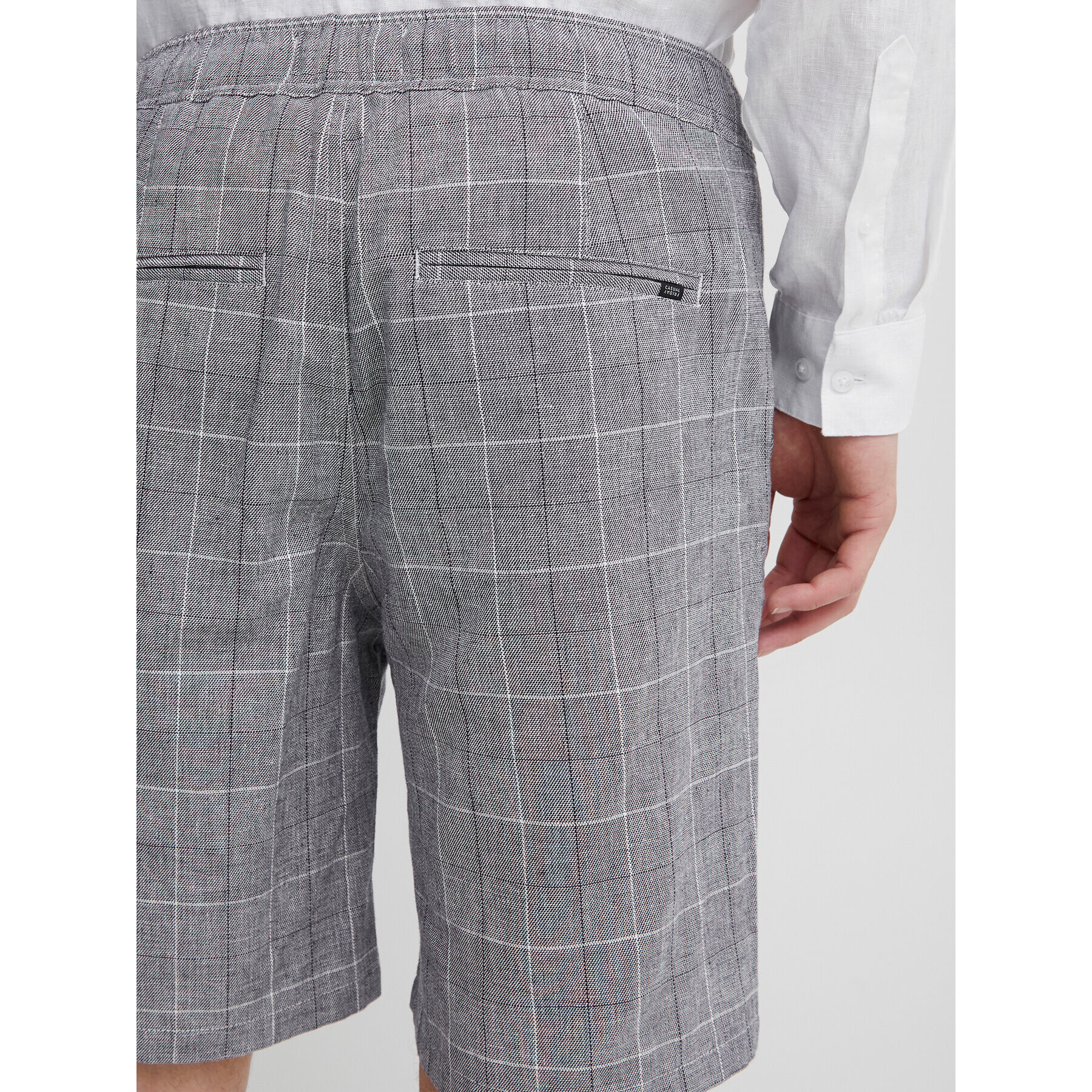 Casual Friday Шорти от плат 20504698 Сив Regular Fit - Pepit.bg