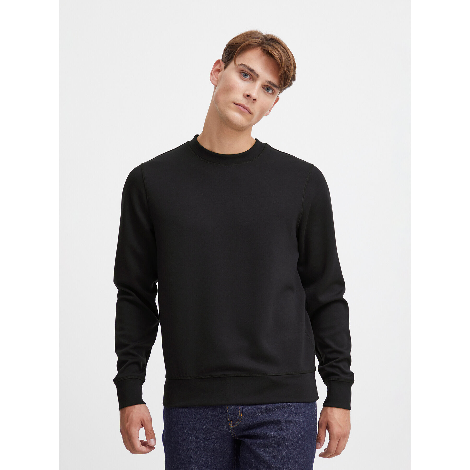 Casual Friday Суитшърт 20504731 Черен Regular Fit - Pepit.bg