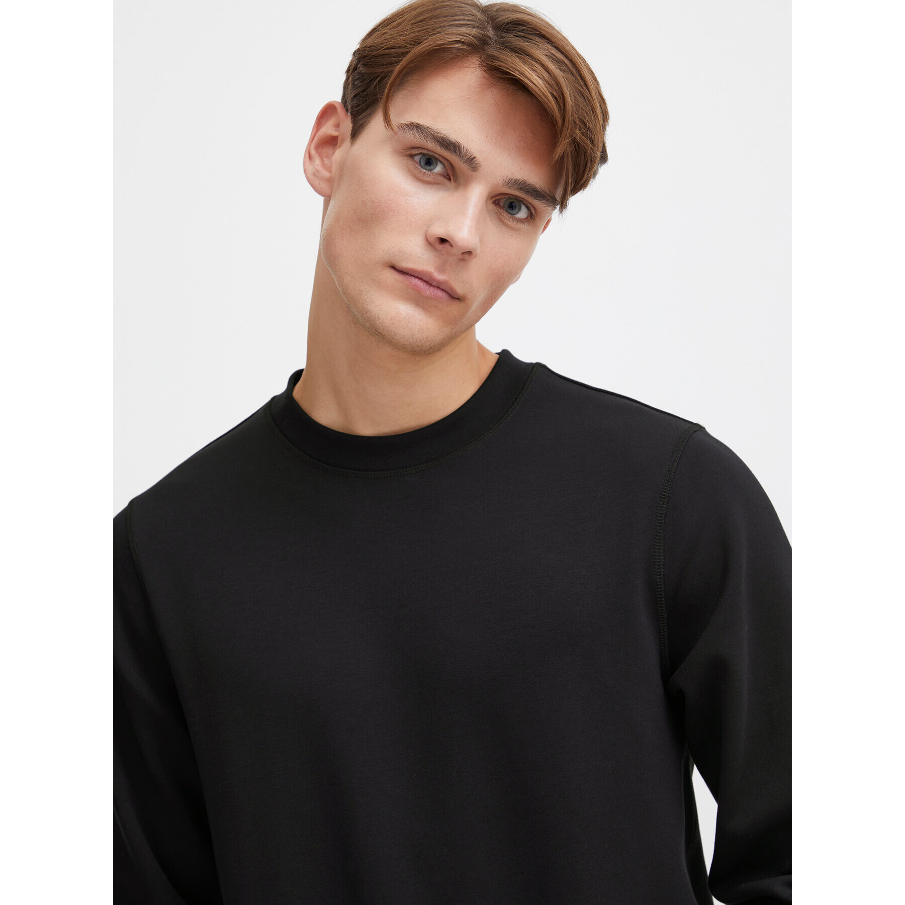 Casual Friday Суитшърт 20504731 Черен Regular Fit - Pepit.bg