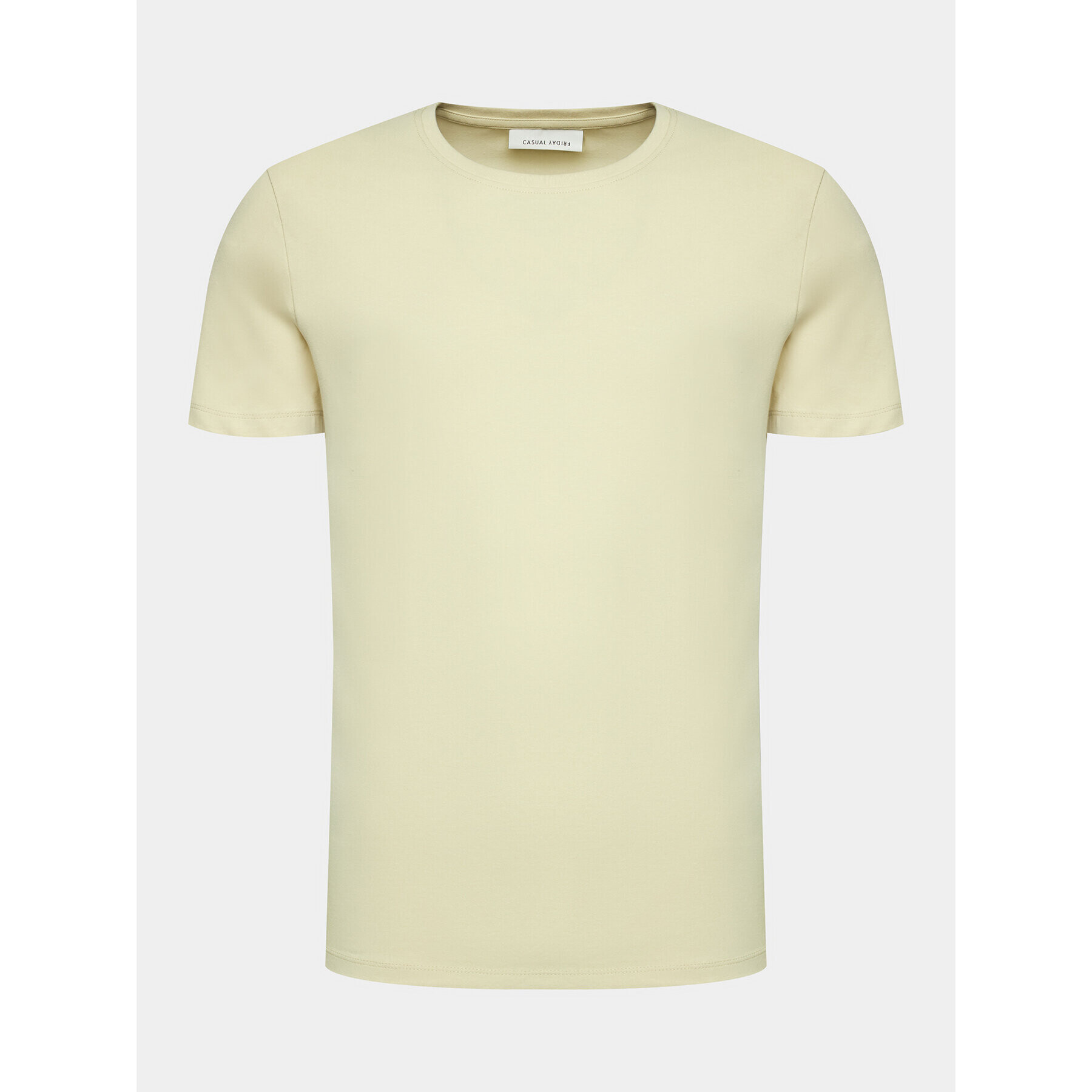 Casual Friday Тишърт 20503063 Бежов Slim Fit - Pepit.bg