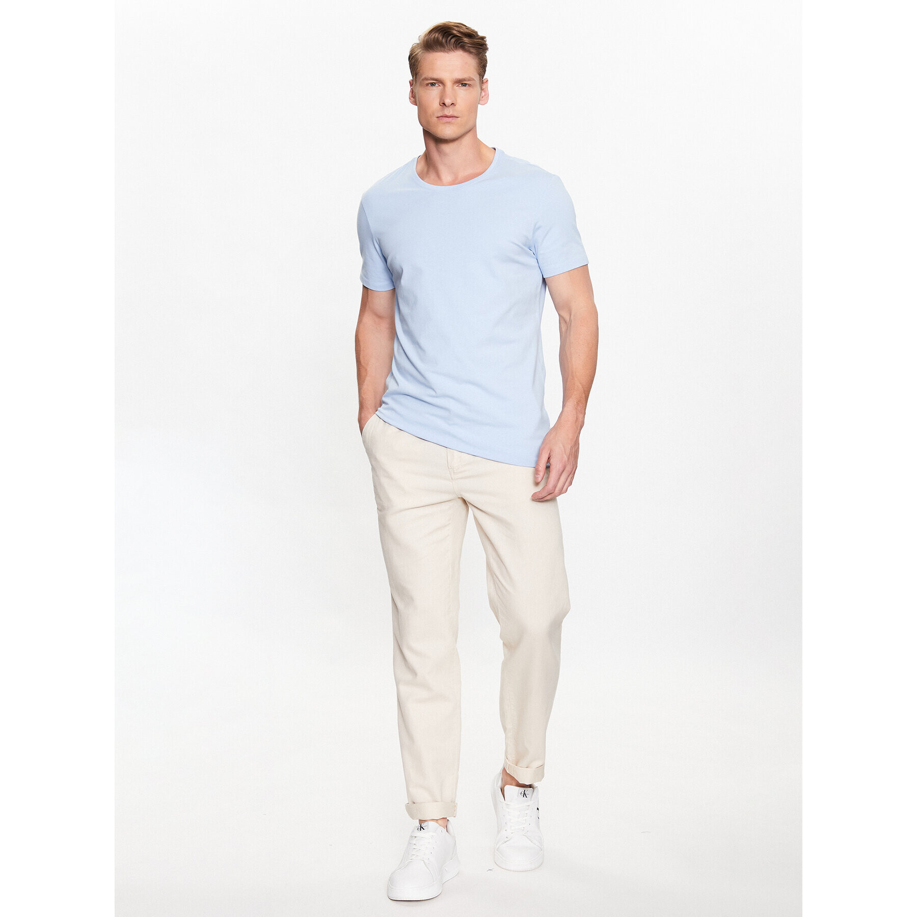 Casual Friday Тишърт 20503063 Син Slim Fit - Pepit.bg
