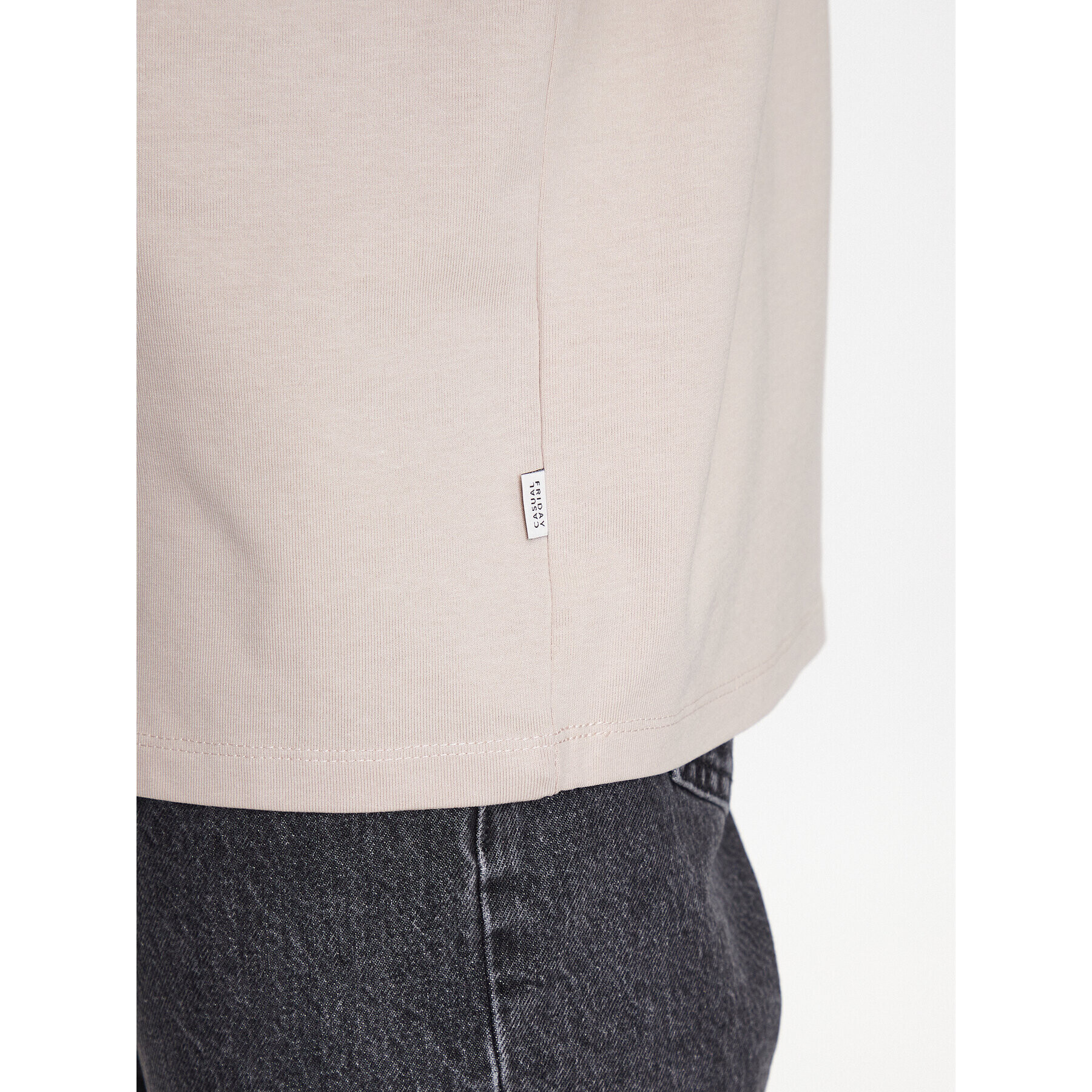 Casual Friday Тишърт 20504608 Бежов Regular Fit - Pepit.bg