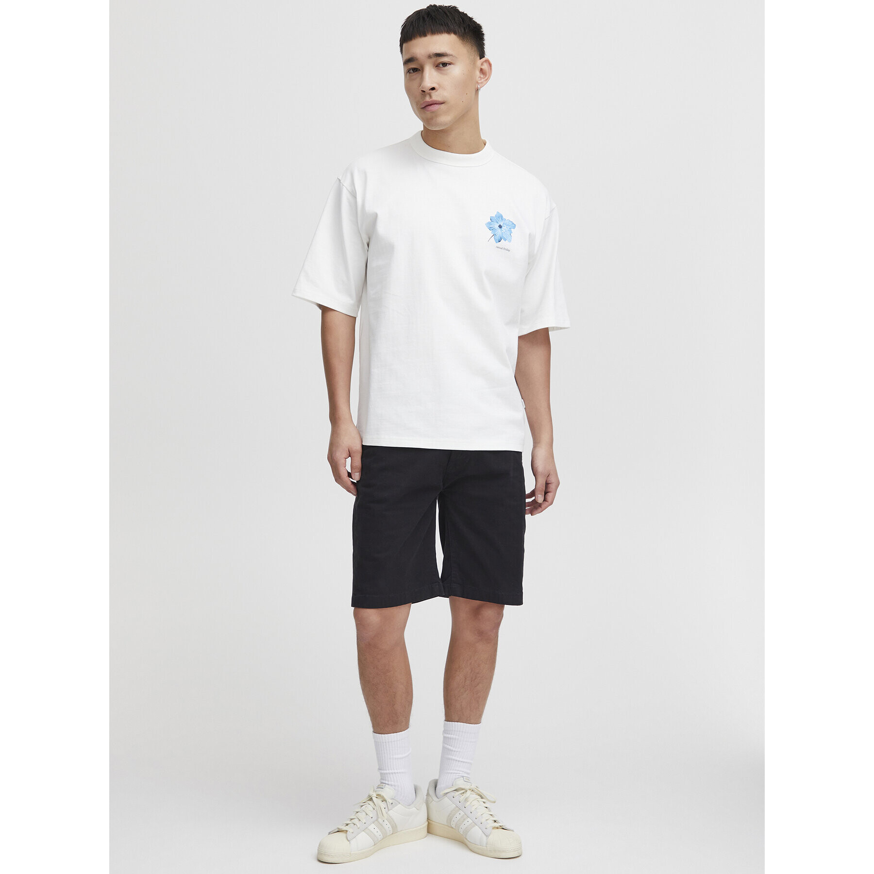 Casual Friday Тишърт 20504712 Екрю Regular Fit - Pepit.bg