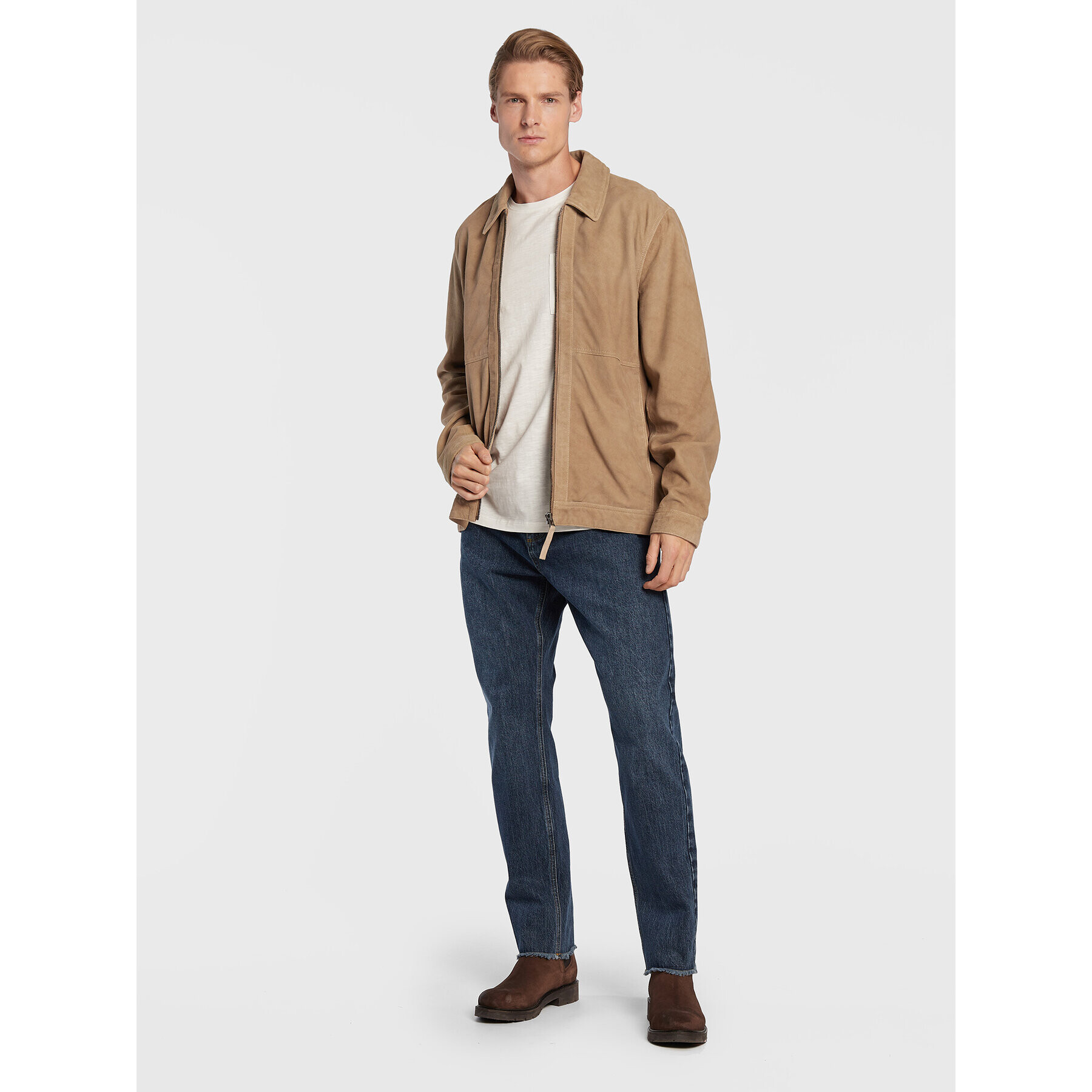 Casual Friday Тишърт Thor 20504283 Бял Regular Fit - Pepit.bg