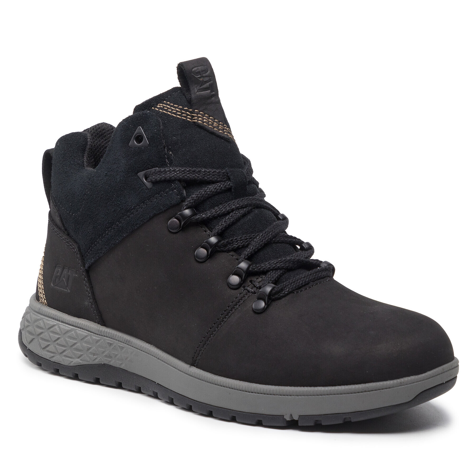 CATerpillar Ботуши Zeke Hiker Shoe P725138 Черен - Pepit.bg