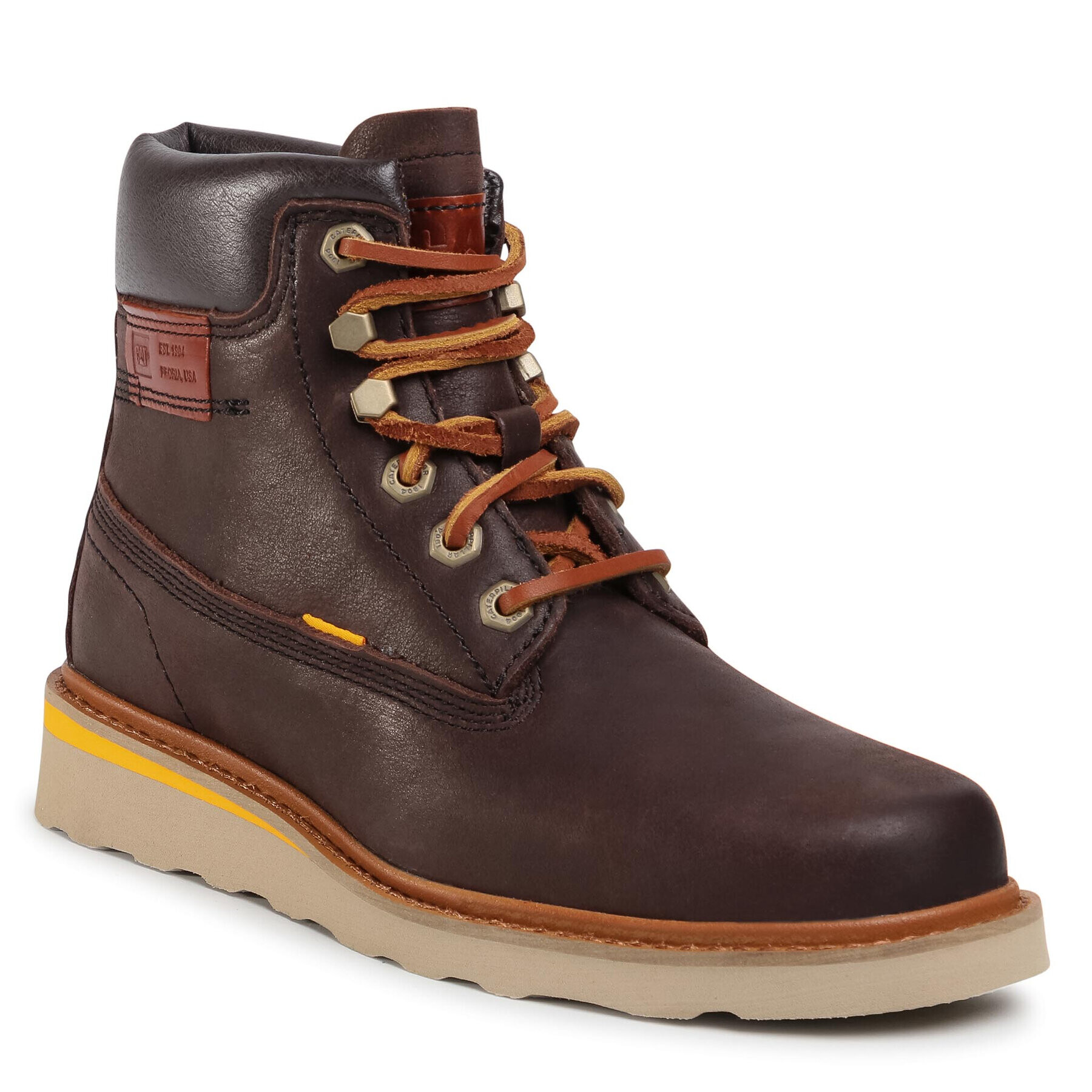 CATerpillar Обувки Jackson Hi P724724 Кафяв - Pepit.bg