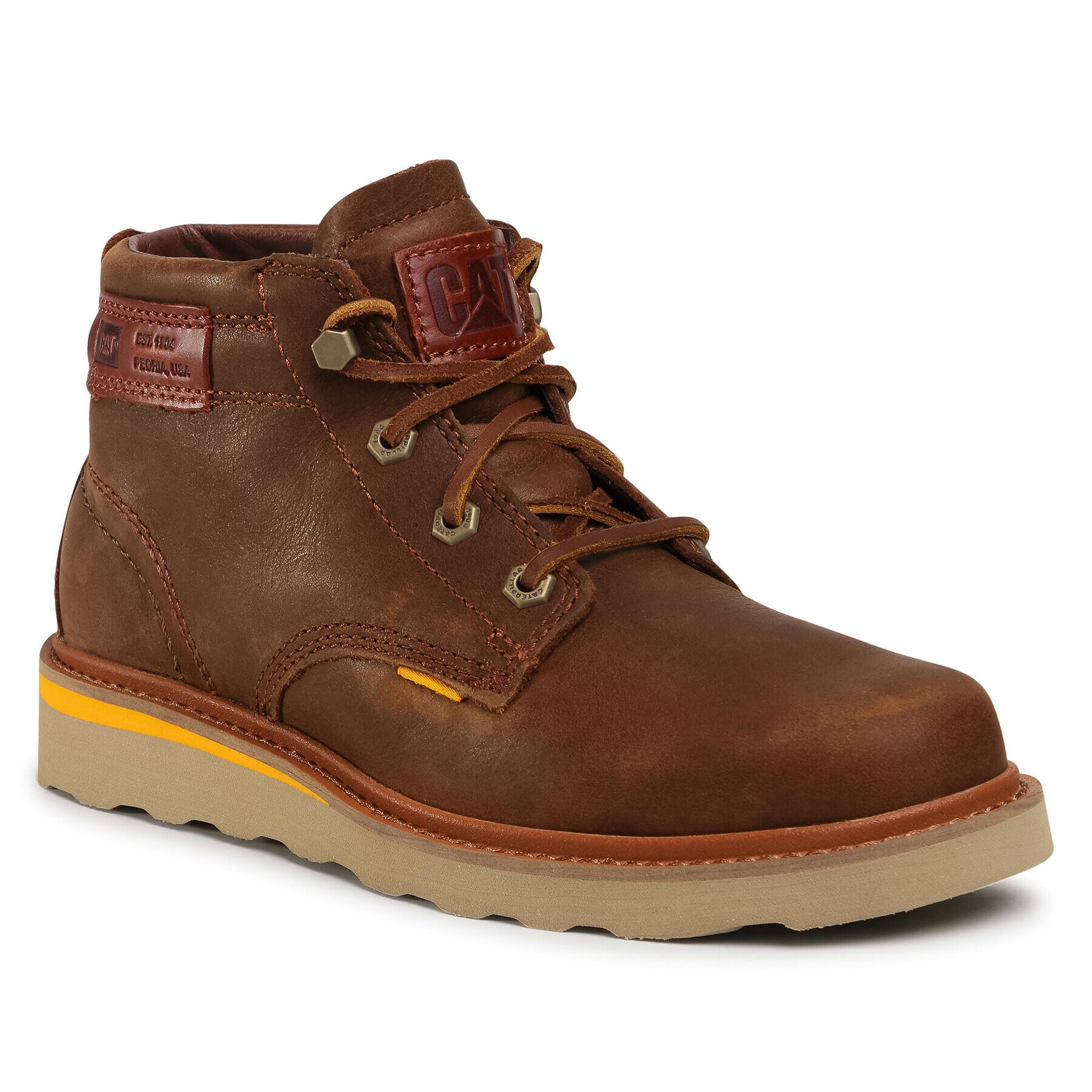 CATerpillar Обувки Jackson Mid P724712 Кафяв - Pepit.bg