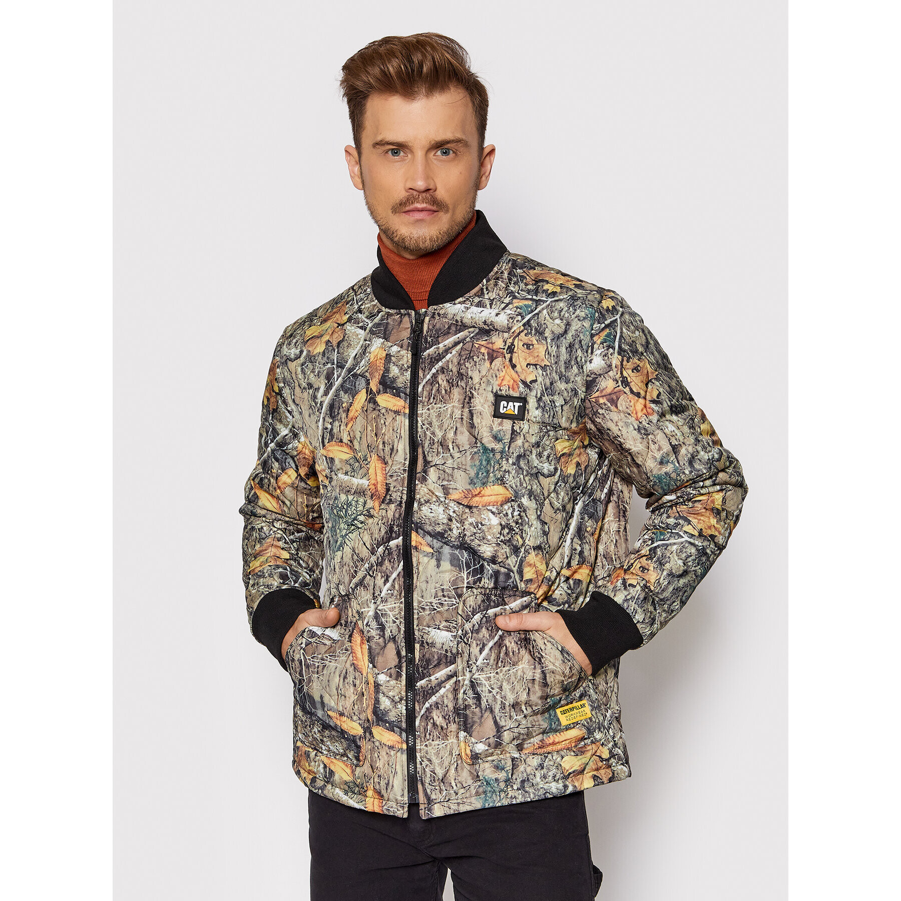 CATerpillar Преходно яке 2310645 Бежов Regular Fit - Pepit.bg