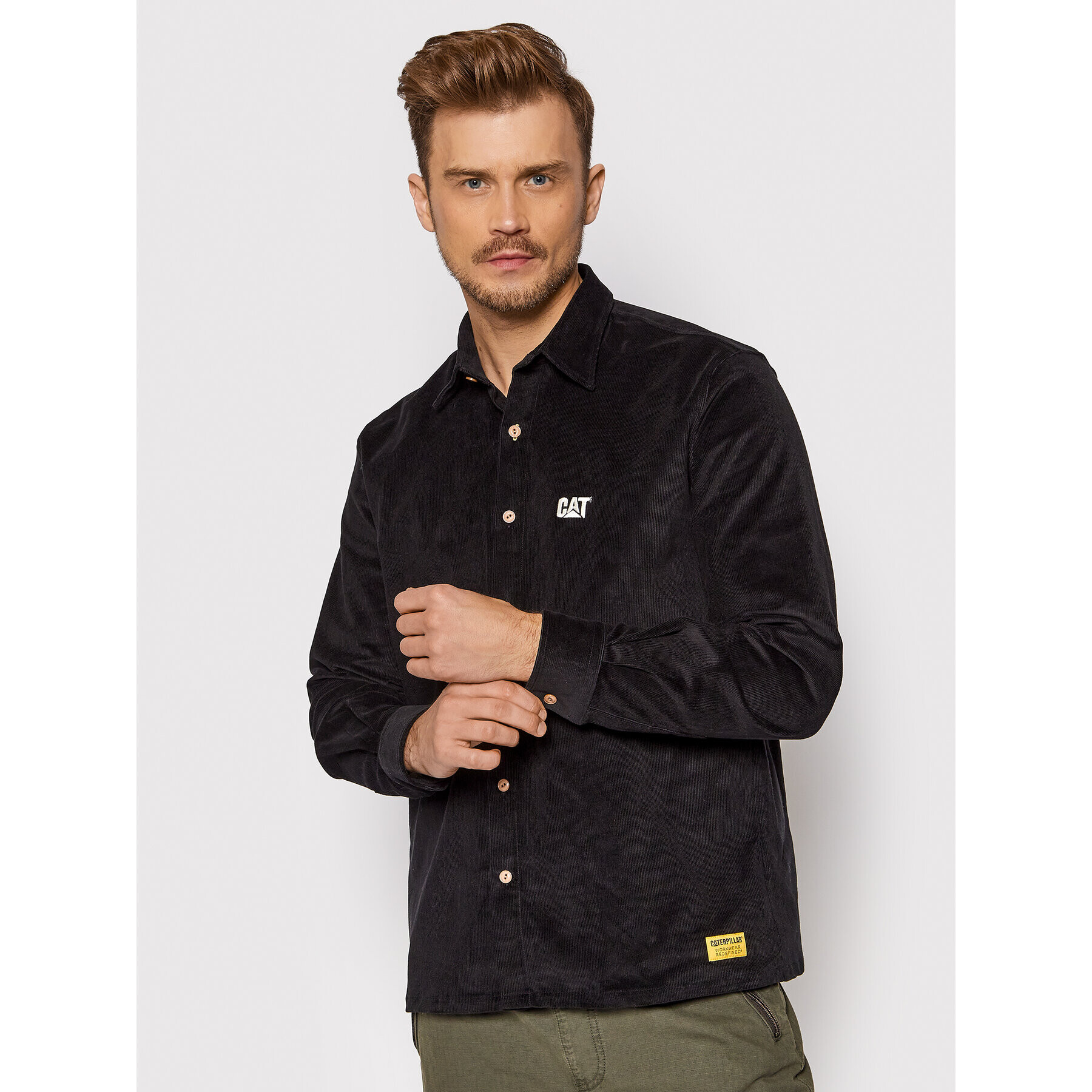 CATerpillar Риза 2610662 Черен Regular Fit - Pepit.bg