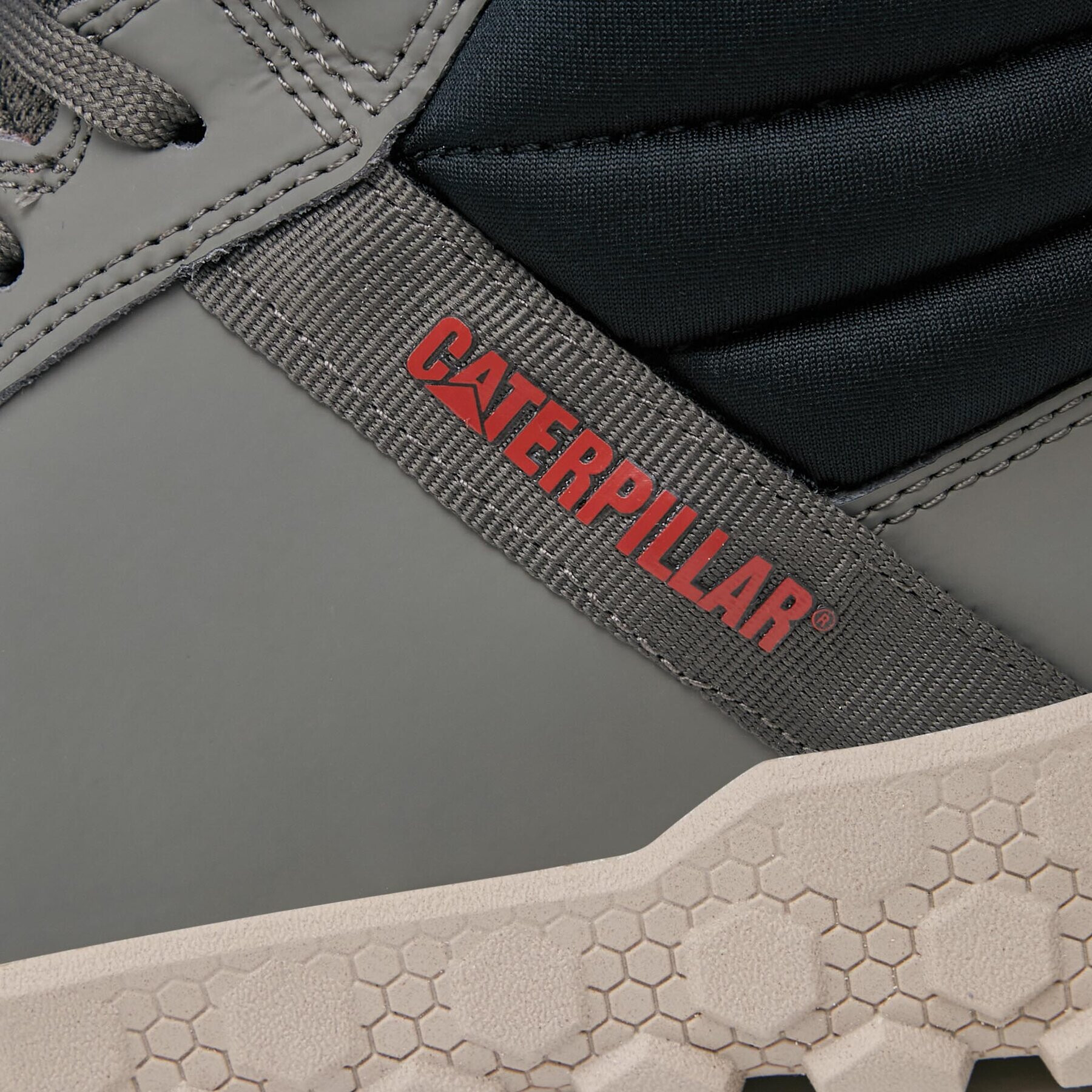 CATerpillar Сникърси Hex + Mid P111351 Сив - Pepit.bg