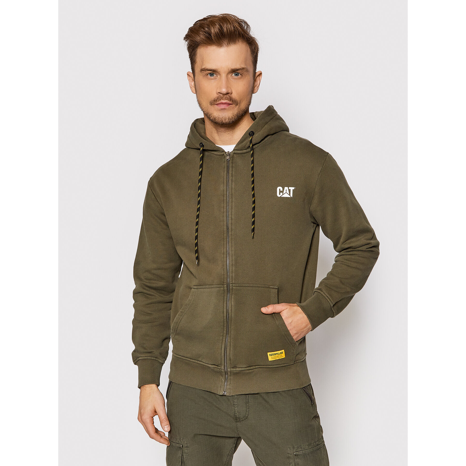 CATerpillar Суитшърт 2910513 Зелен Regular Fit - Pepit.bg