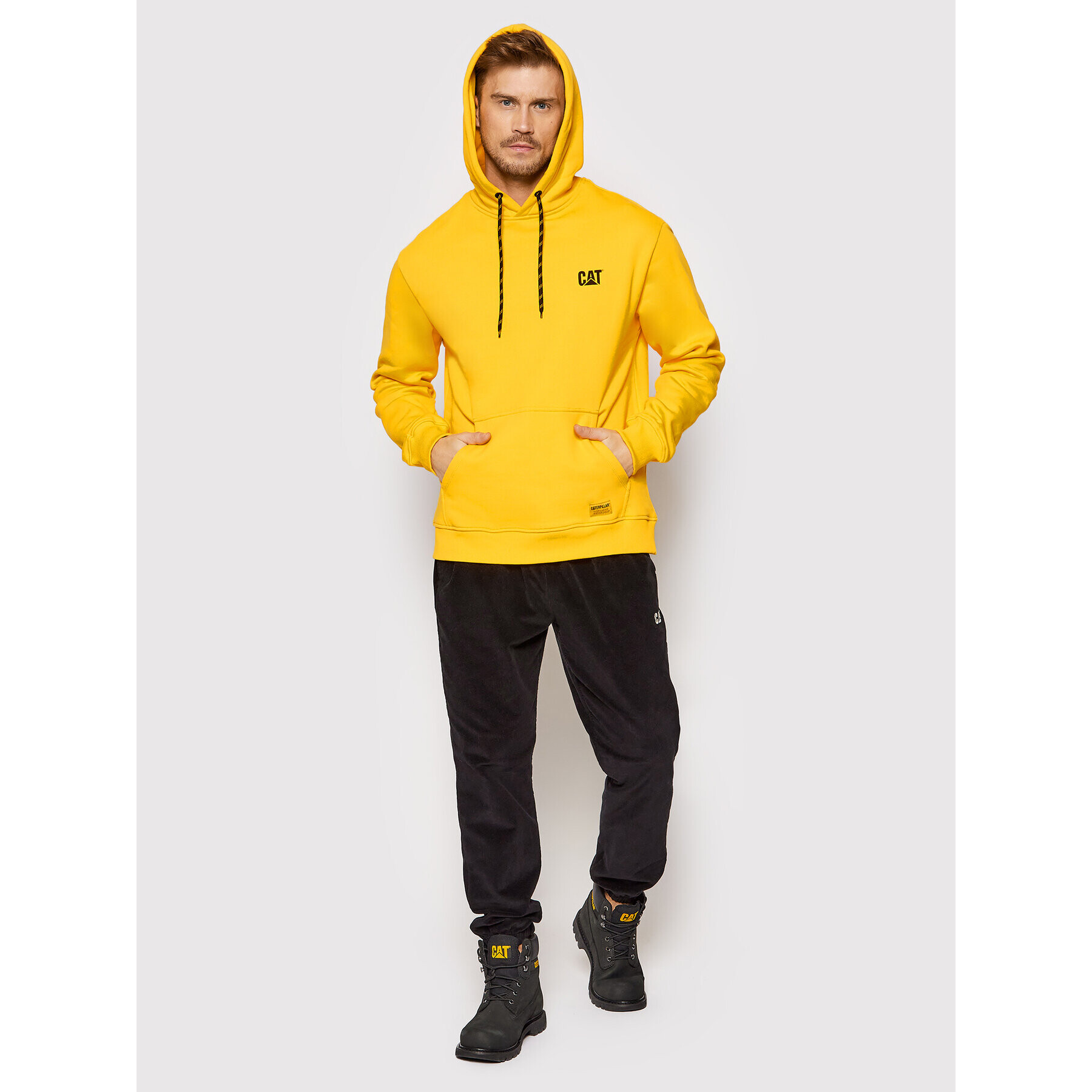 CATerpillar Суитшърт 2910514 Жълт Regular Fit - Pepit.bg