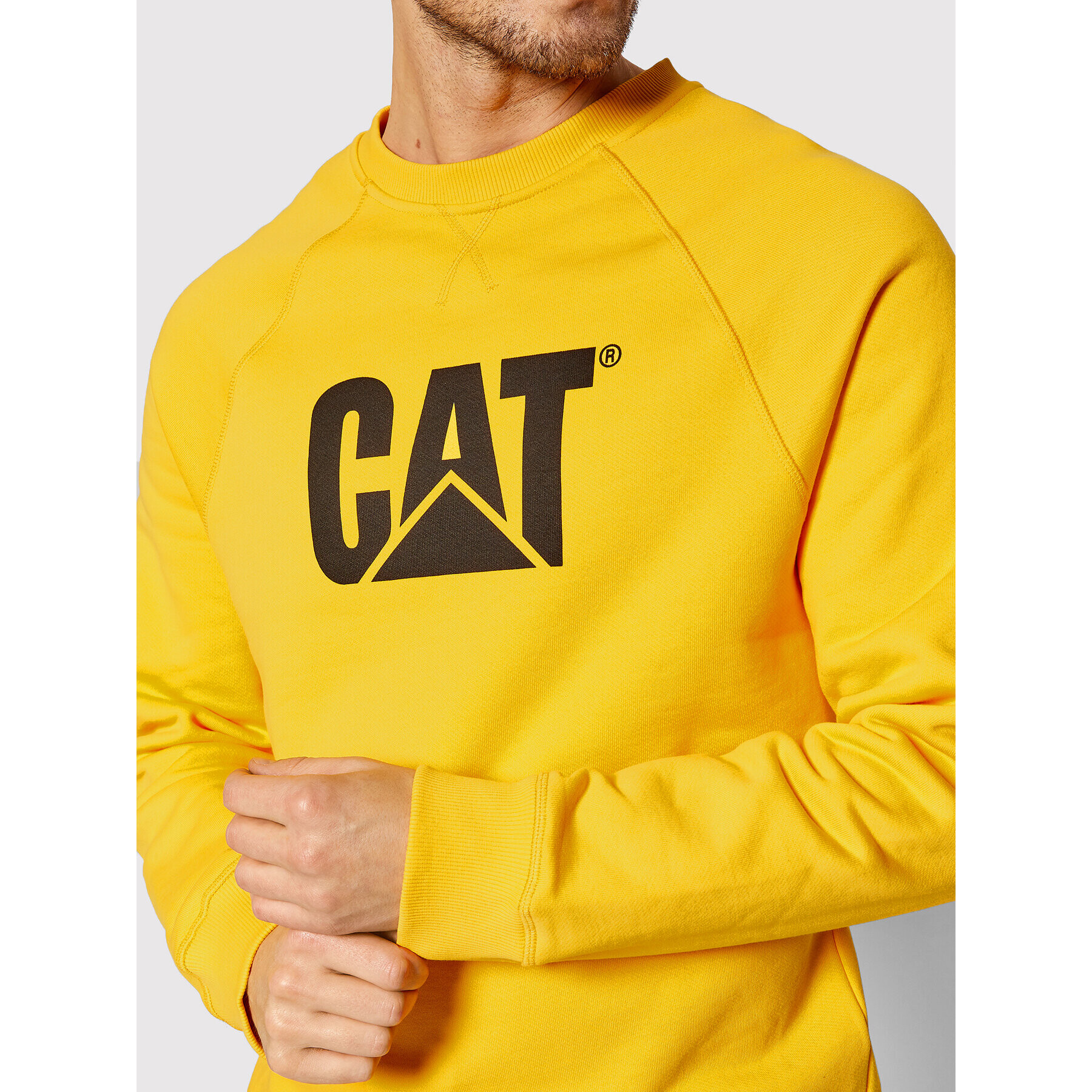 CATerpillar Суитшърт 2910515 Жълт Regular Fit - Pepit.bg