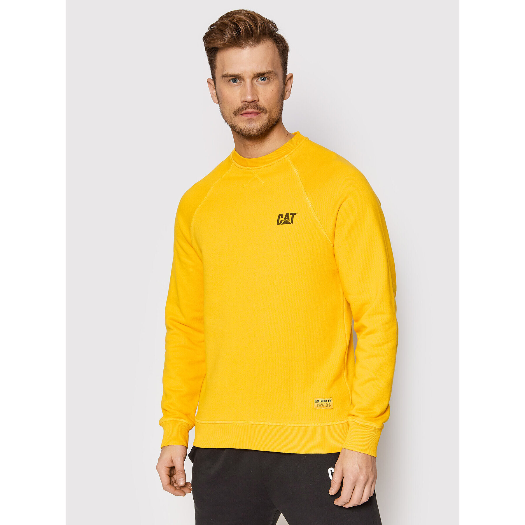 CATerpillar Суитшърт 2910517 Жълт Regular Fit - Pepit.bg