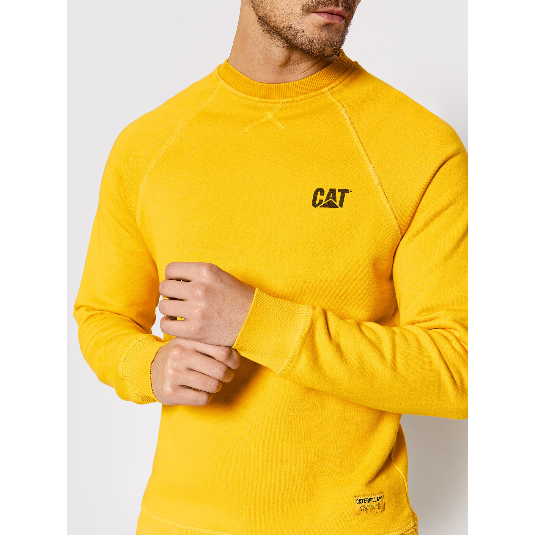 CATerpillar Суитшърт 2910517 Жълт Regular Fit - Pepit.bg