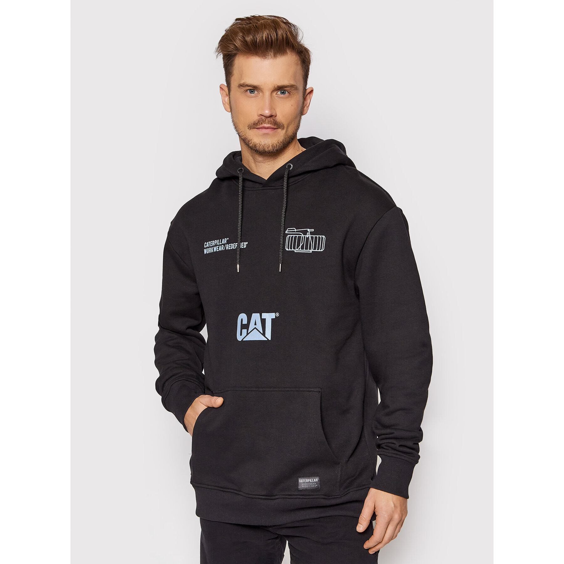 CATerpillar Суитшърт 2910526 Черен Relaxed Fit - Pepit.bg