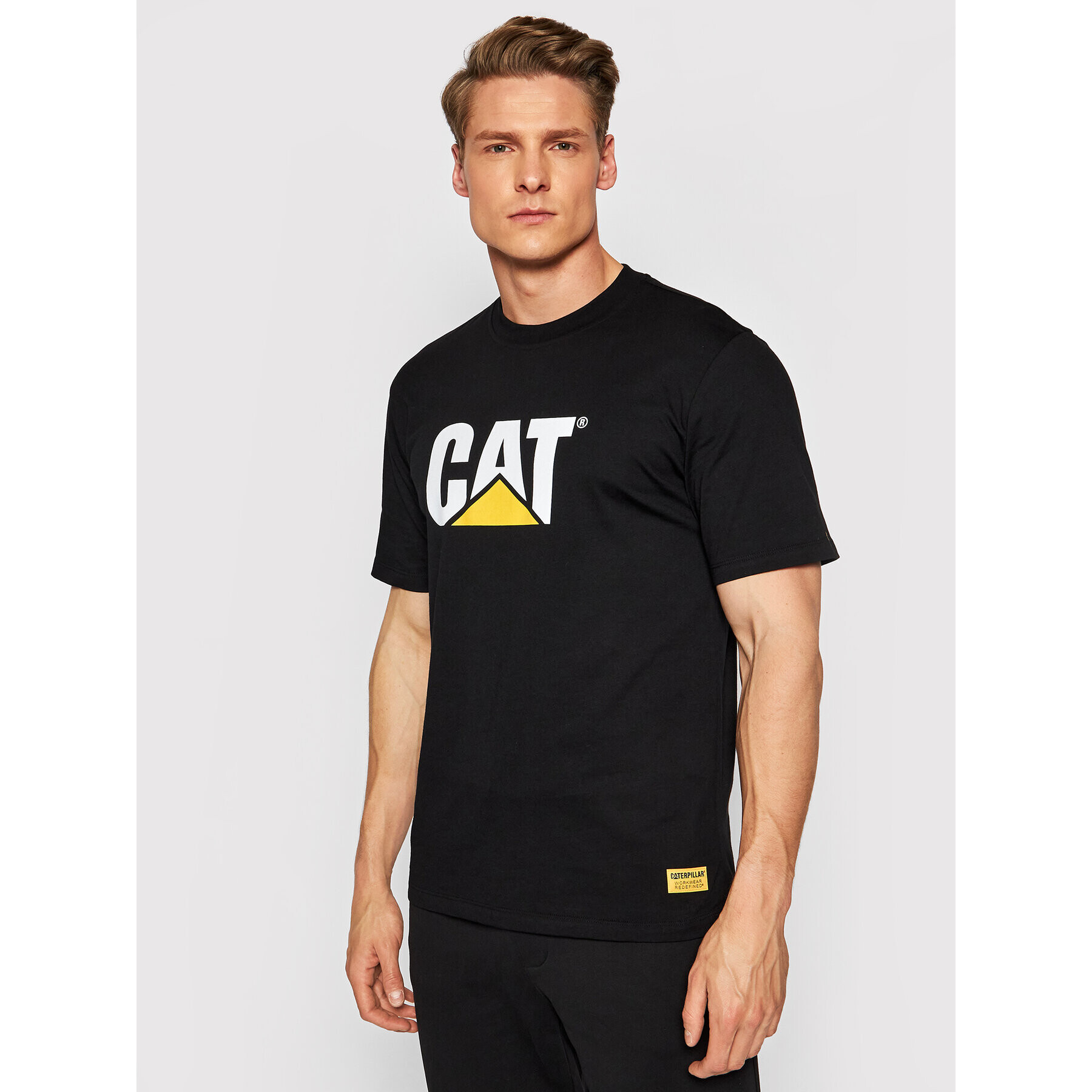 CATerpillar Тишърт 2511243 Черен Regular Fit - Pepit.bg