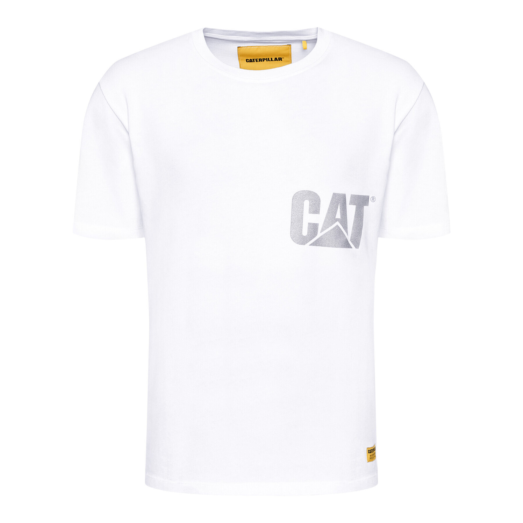 CATerpillar Тишърт 2511548 Бял Regular Fit - Pepit.bg