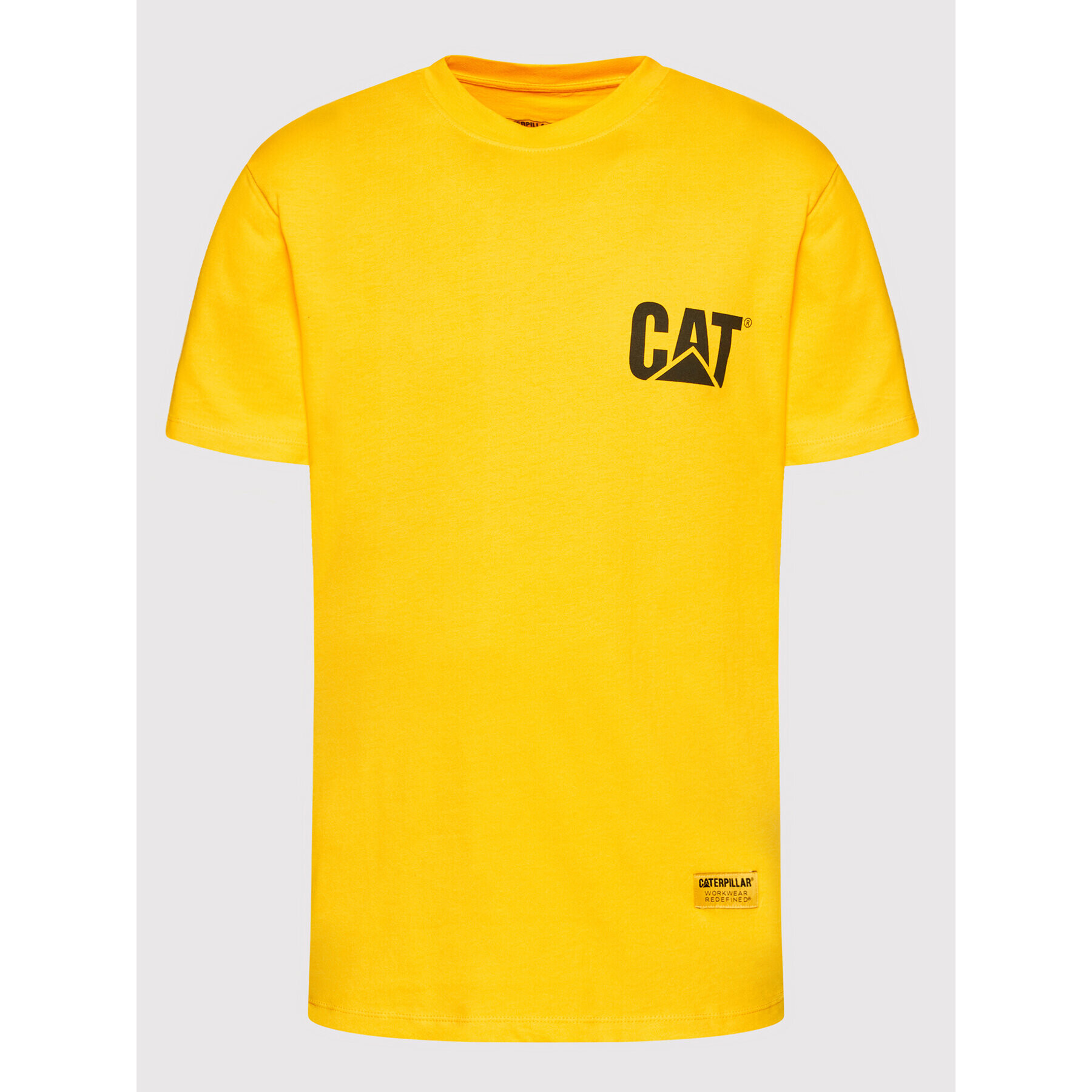 CATerpillar Тишърт 2511866 Жълт Regular Fit - Pepit.bg