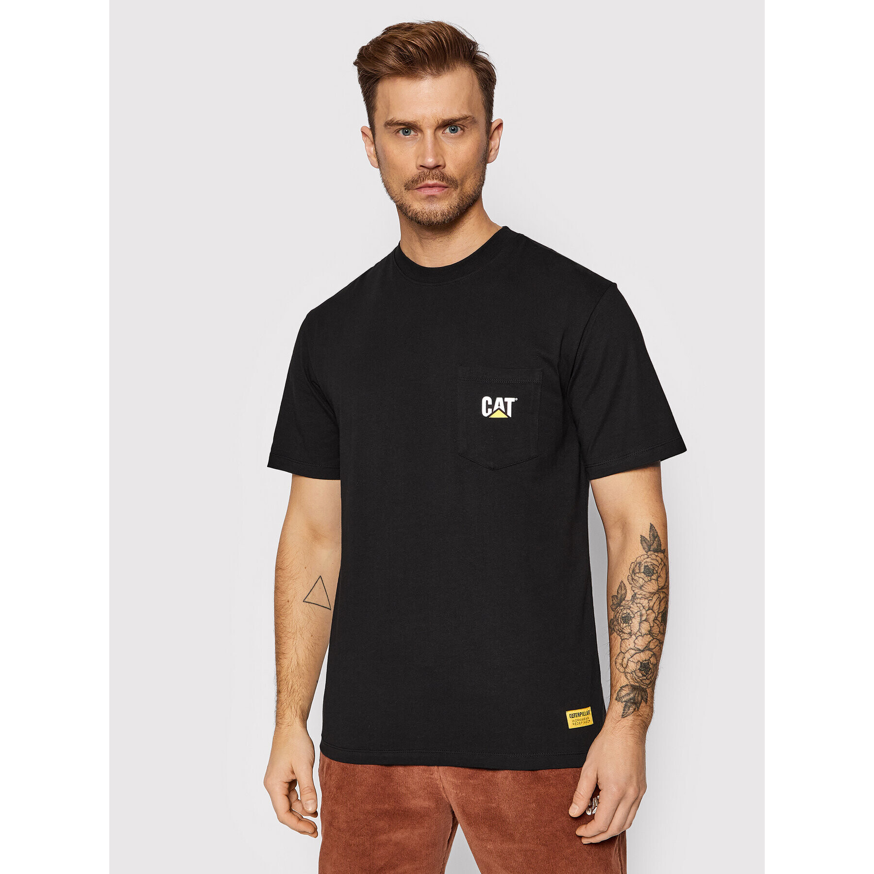 CATerpillar Тишърт 2511868 Черен Regular Fit - Pepit.bg
