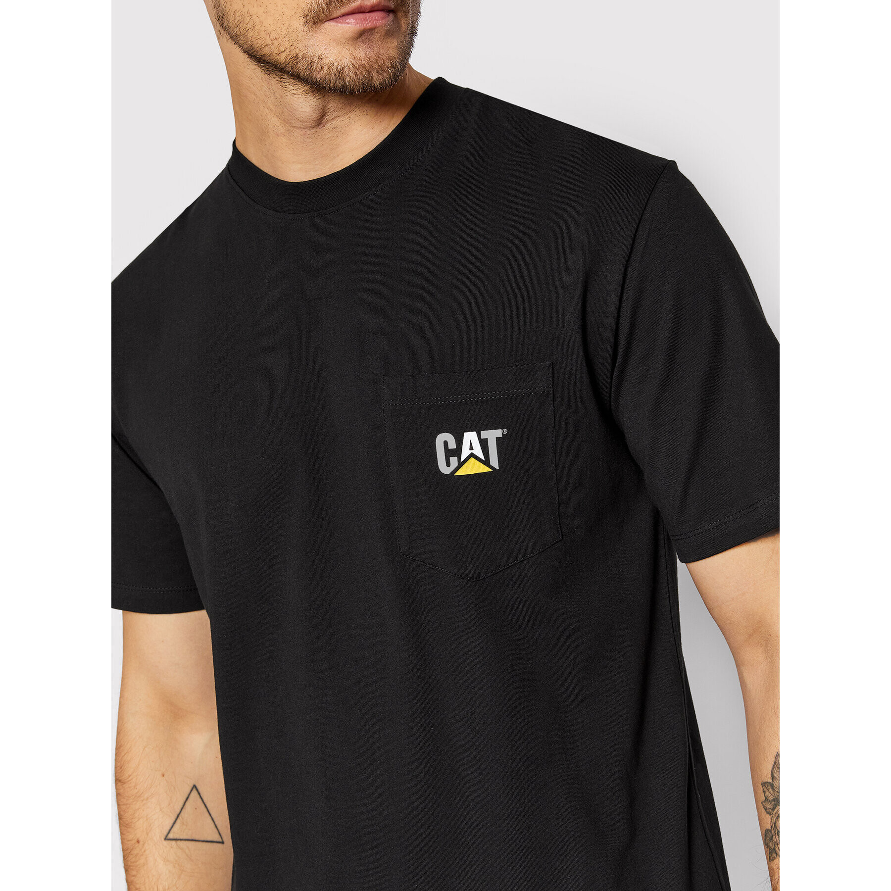 CATerpillar Тишърт 2511868 Черен Regular Fit - Pepit.bg