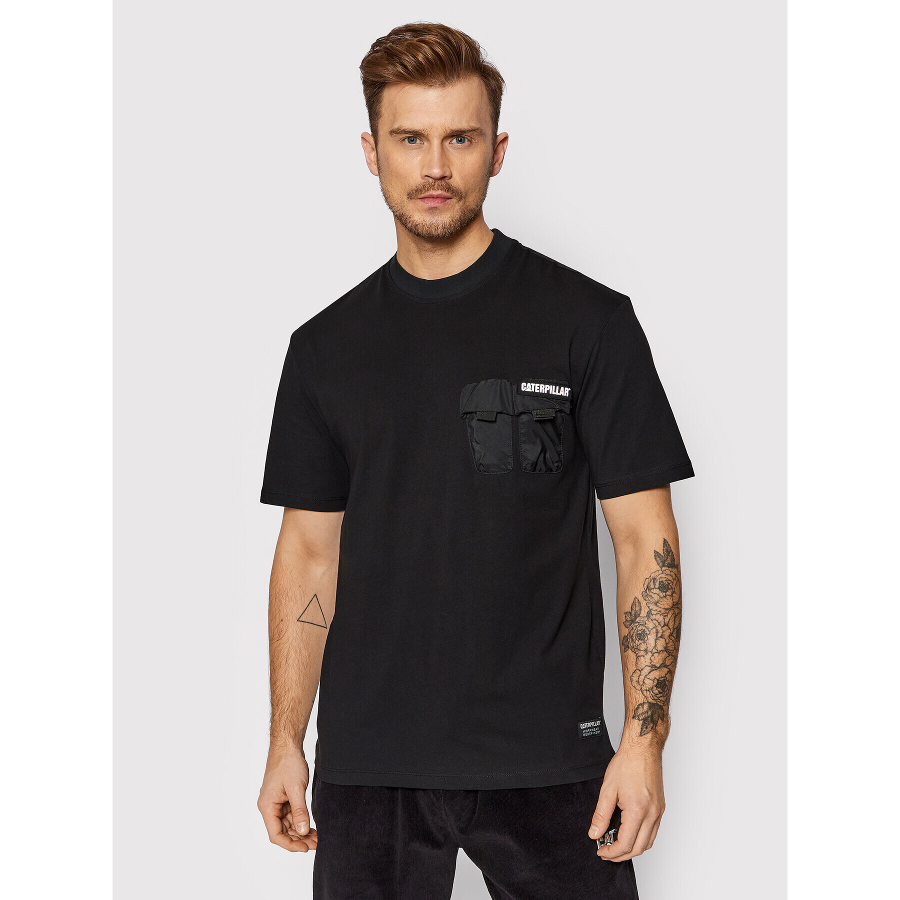 CATerpillar Тишърт 2511870 Черен Regular Fit - Pepit.bg
