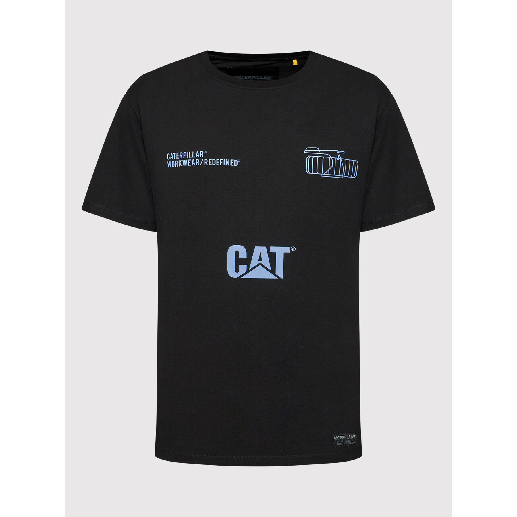 CATerpillar Тишърт 2511874 Черен Regular Fit - Pepit.bg