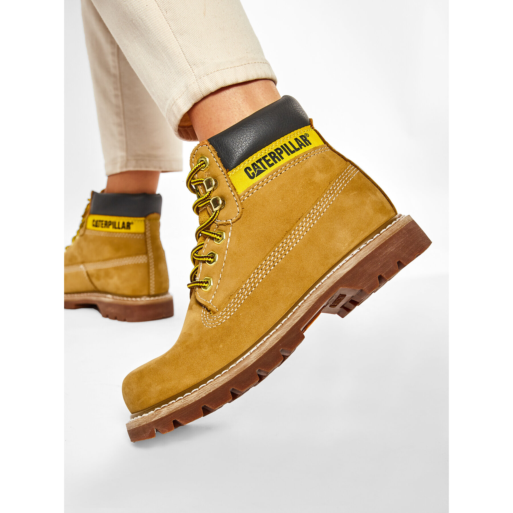 CATerpillar Туристически oбувки Colorado P306831 Жълт - Pepit.bg