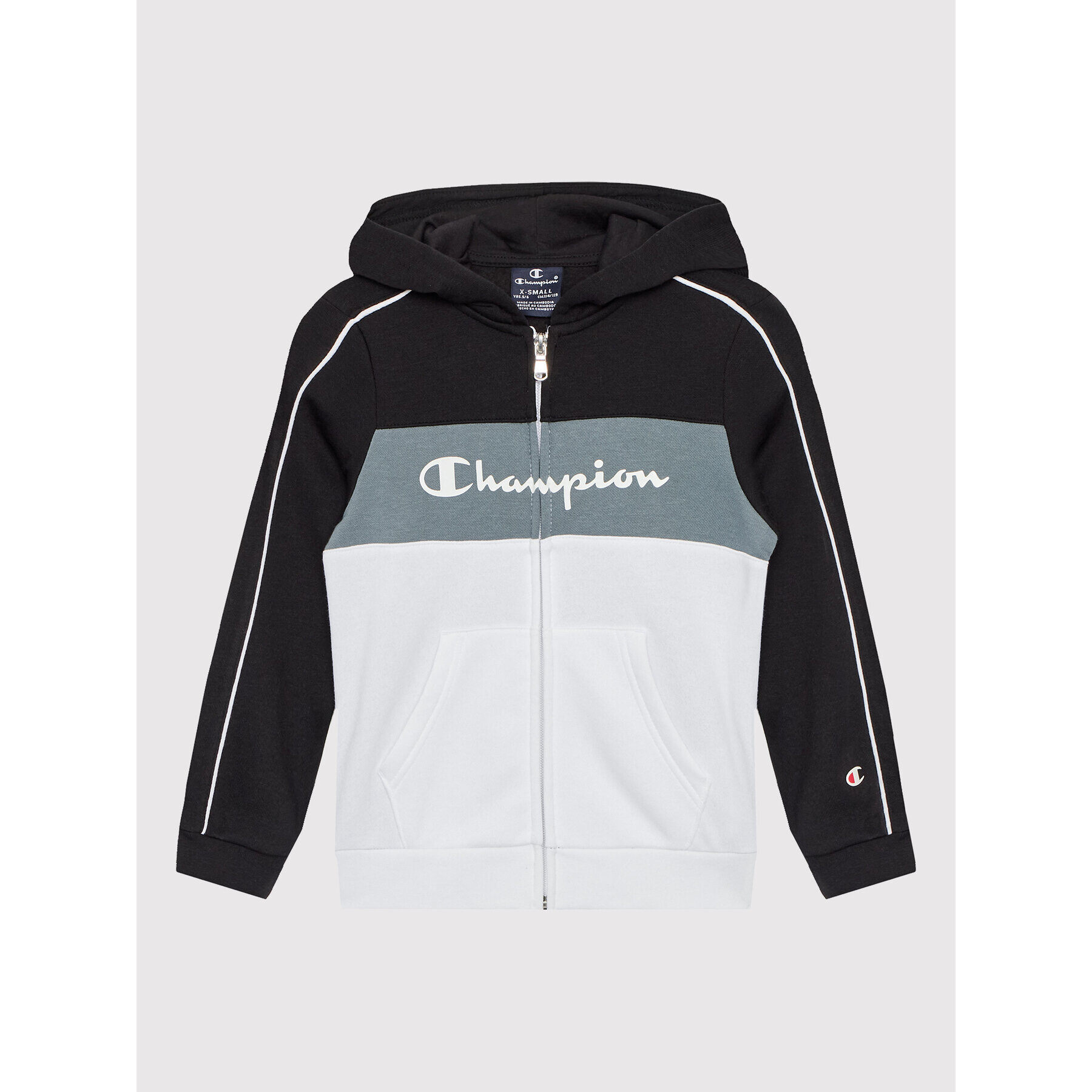 Champion Анцуг Colour Block Fleece 306182 Черен Regular Fit - Pepit.bg