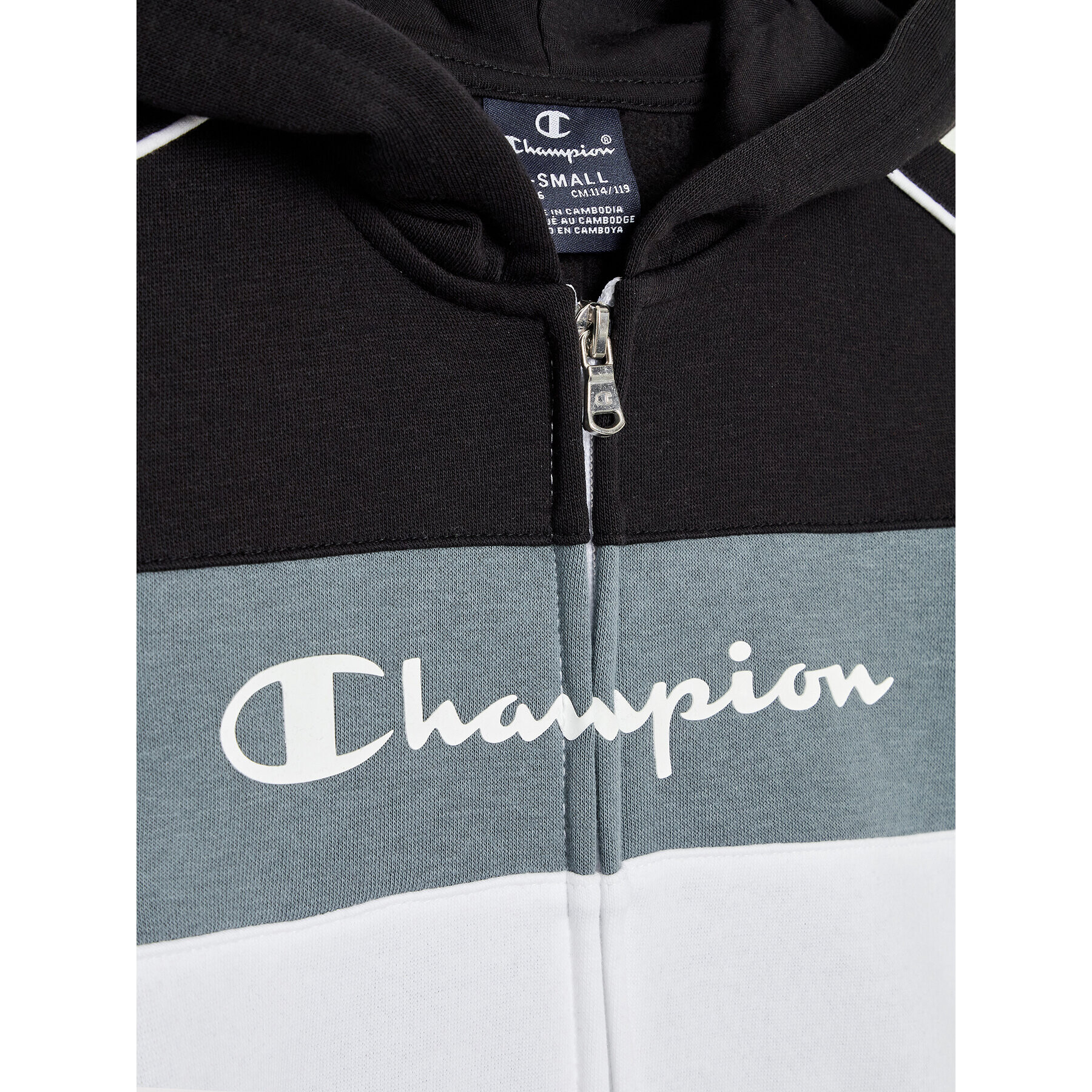 Champion Анцуг Colour Block Fleece 306182 Черен Regular Fit - Pepit.bg