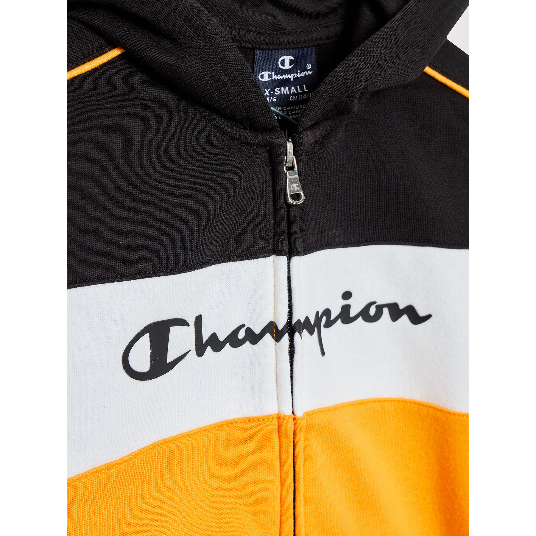 Champion Анцуг Colour Block Fleece 306182 Черен Regular Fit - Pepit.bg