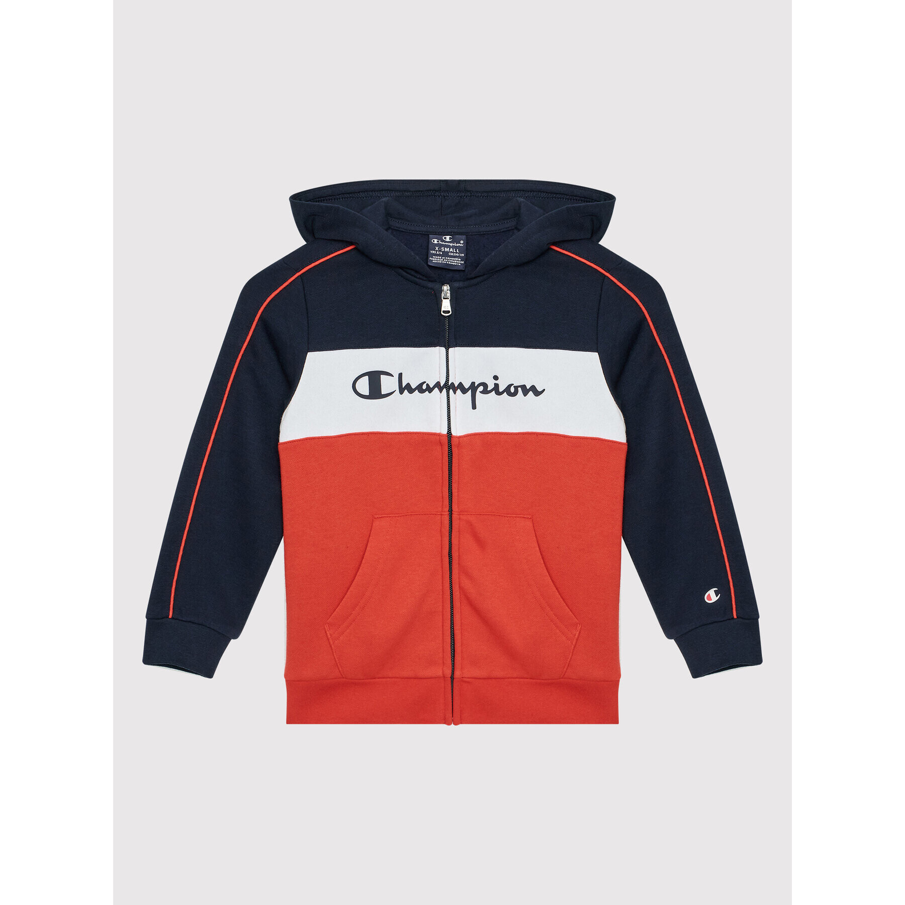 Champion Анцуг Colour Block Fleece 306182 Тъмносин Regular Fit - Pepit.bg