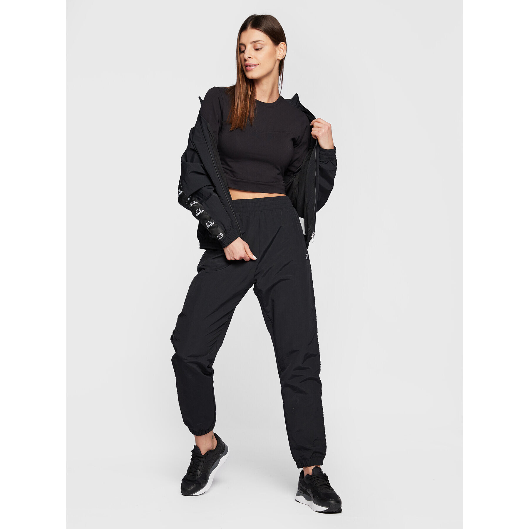 Champion Блуза 115652 Черен Slim Fit - Pepit.bg