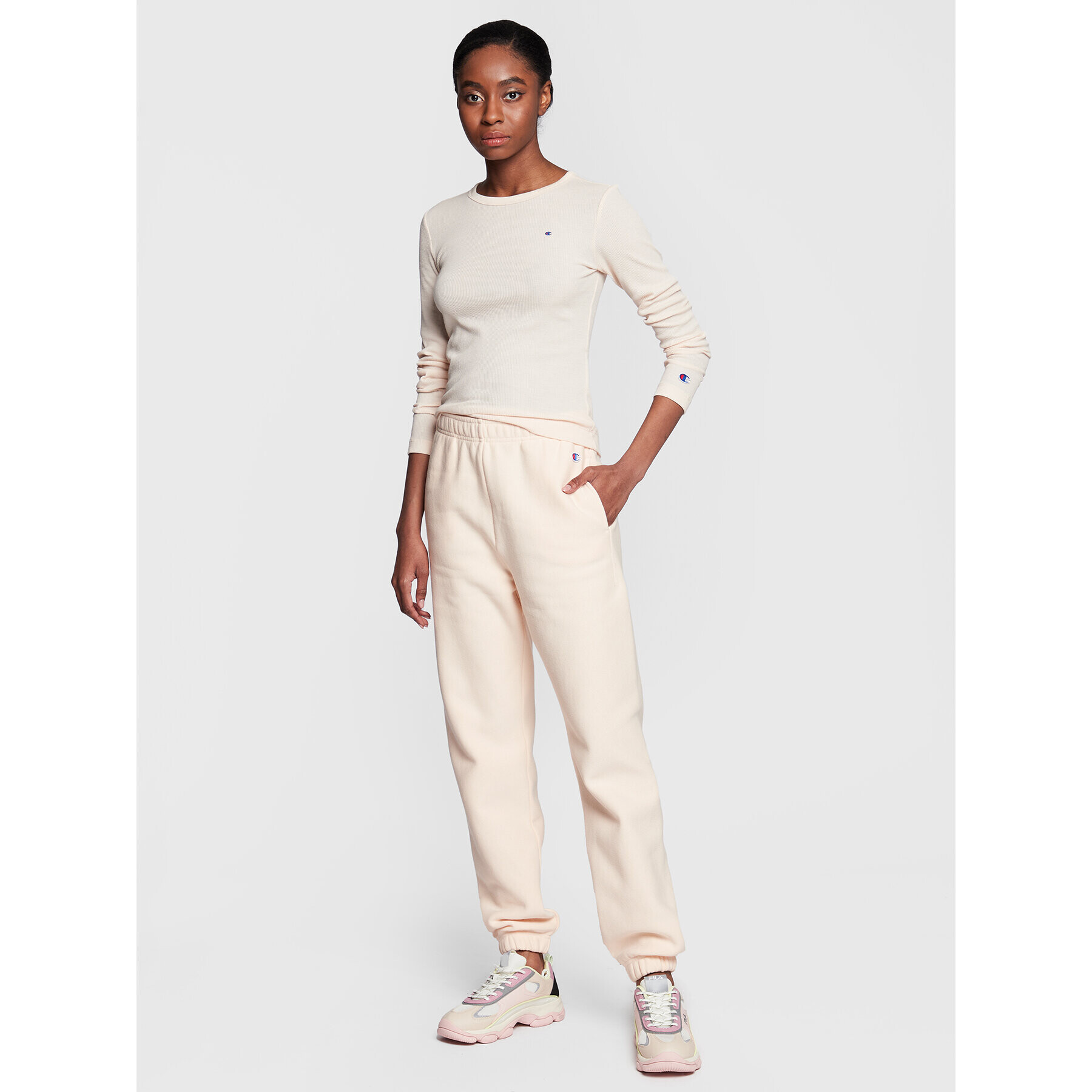 Champion Блуза 115726 Оранжев Regular Fit - Pepit.bg