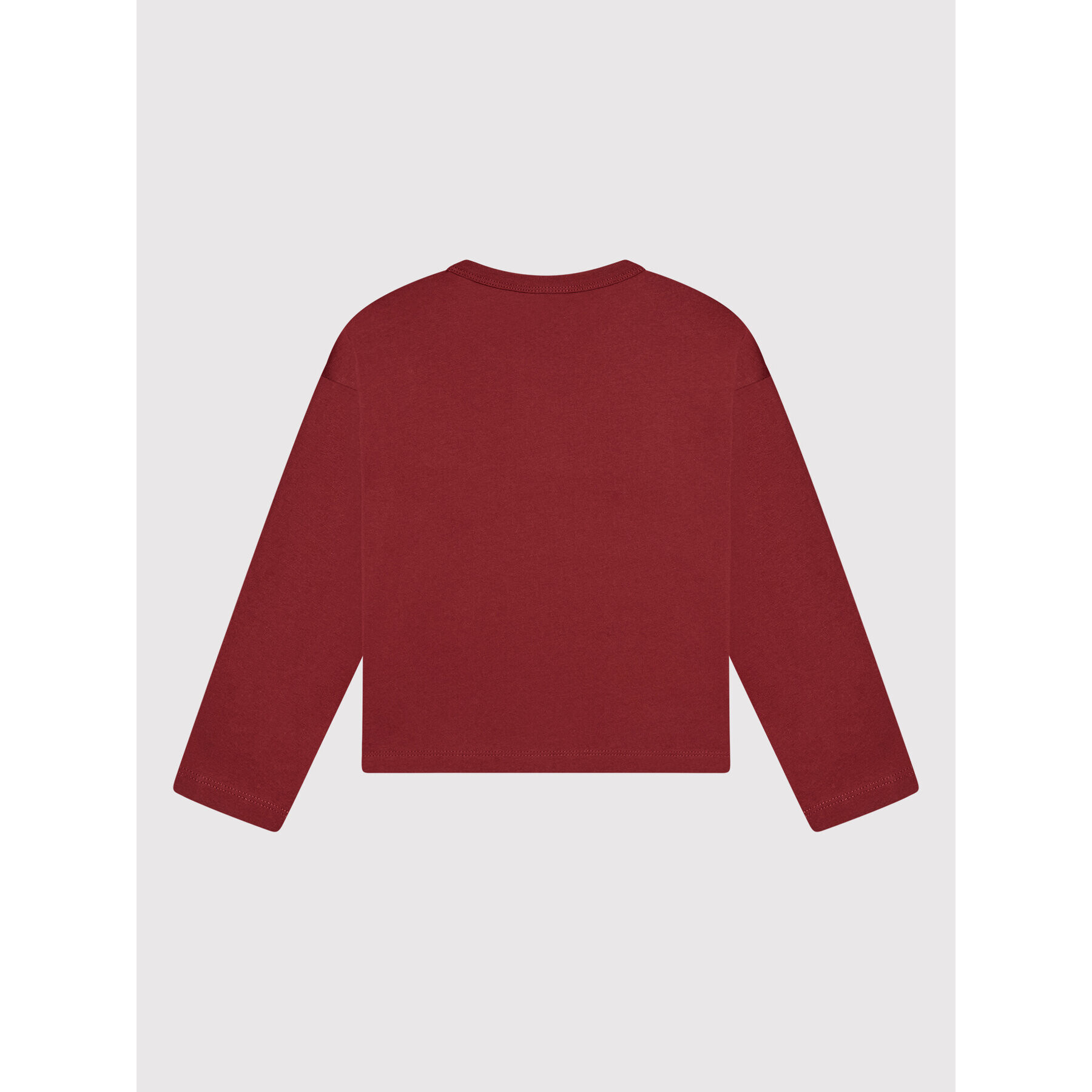 Champion Блуза Logo Script 404233 Бордо Custom Fit - Pepit.bg