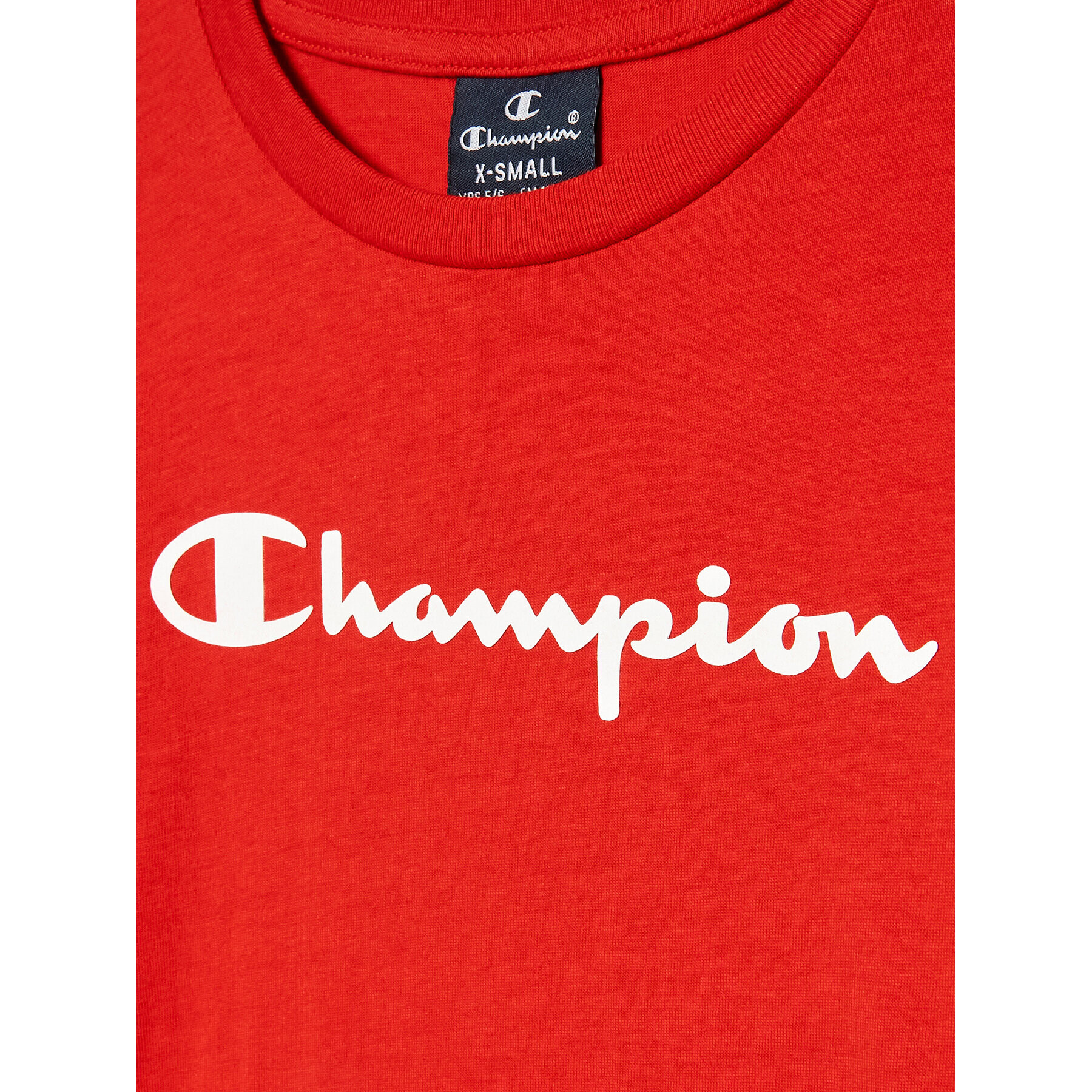 Champion Блуза Script Logo 305367 Червен Regular Fit - Pepit.bg