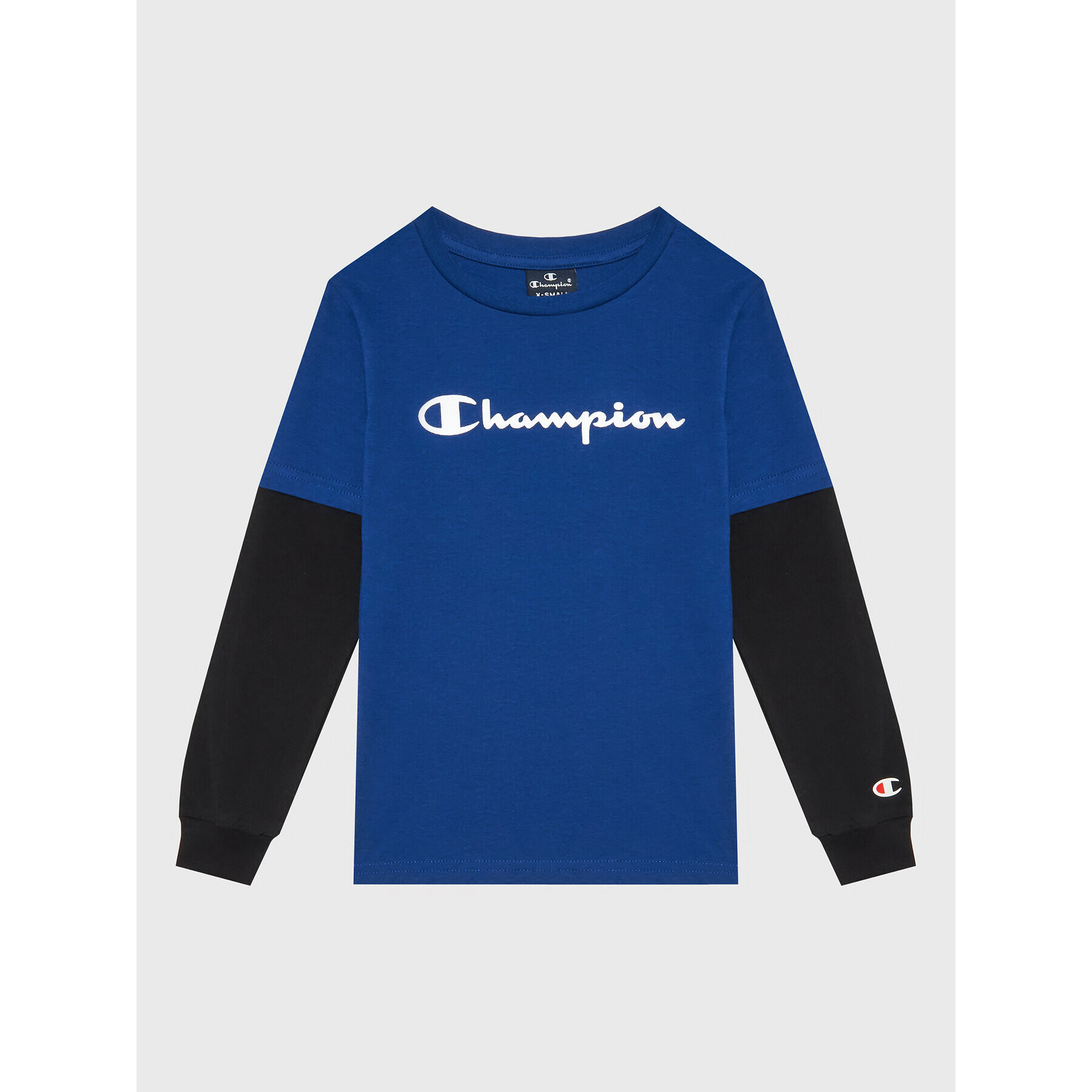 Champion Блуза Script Logo 305367 Тъмносин Regular Fit - Pepit.bg