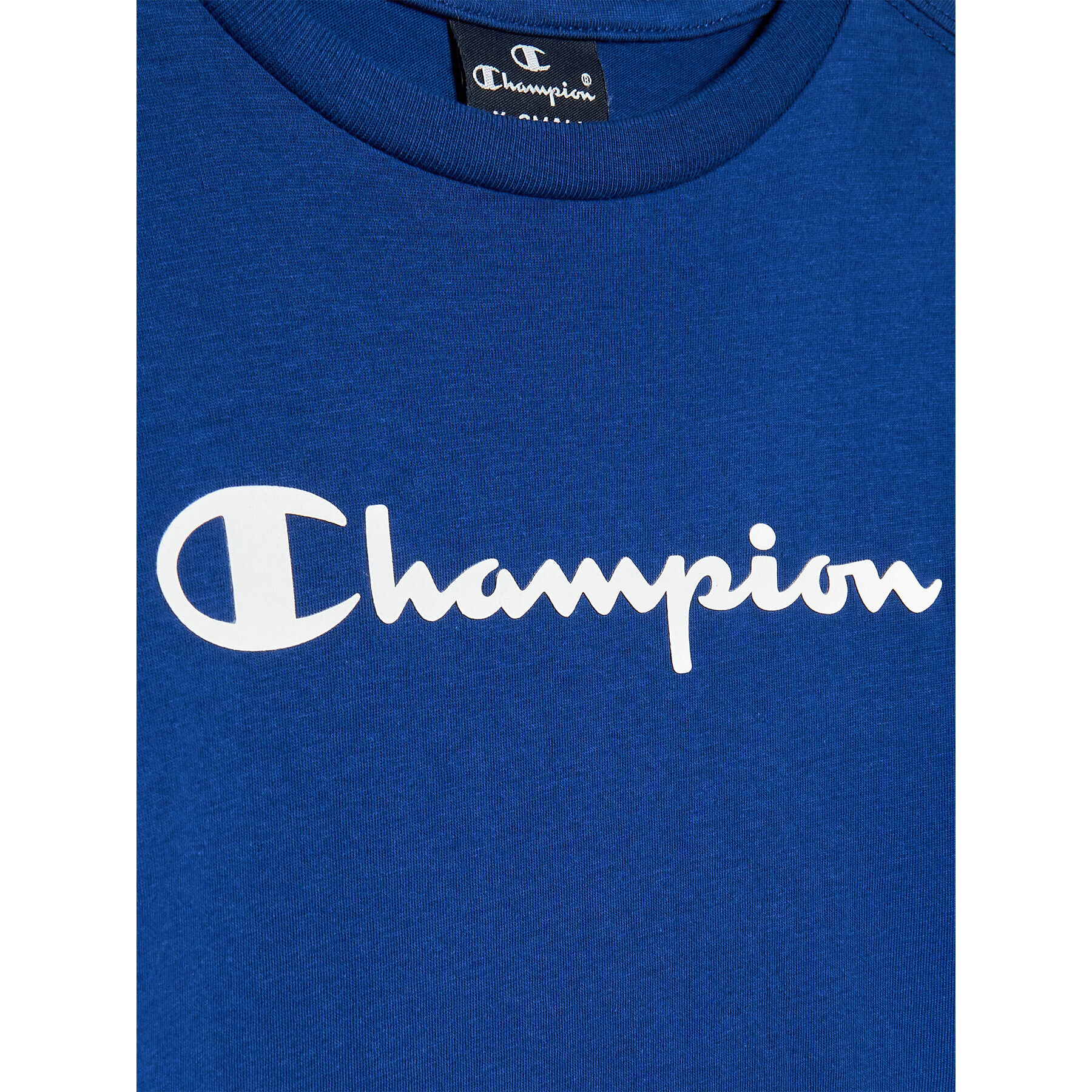 Champion Блуза Script Logo 305367 Тъмносин Regular Fit - Pepit.bg