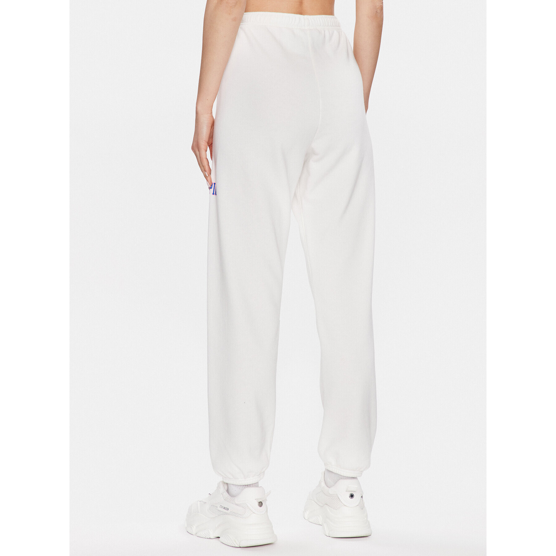 Champion Долнище анцуг 116083 Бял Regular Fit - Pepit.bg