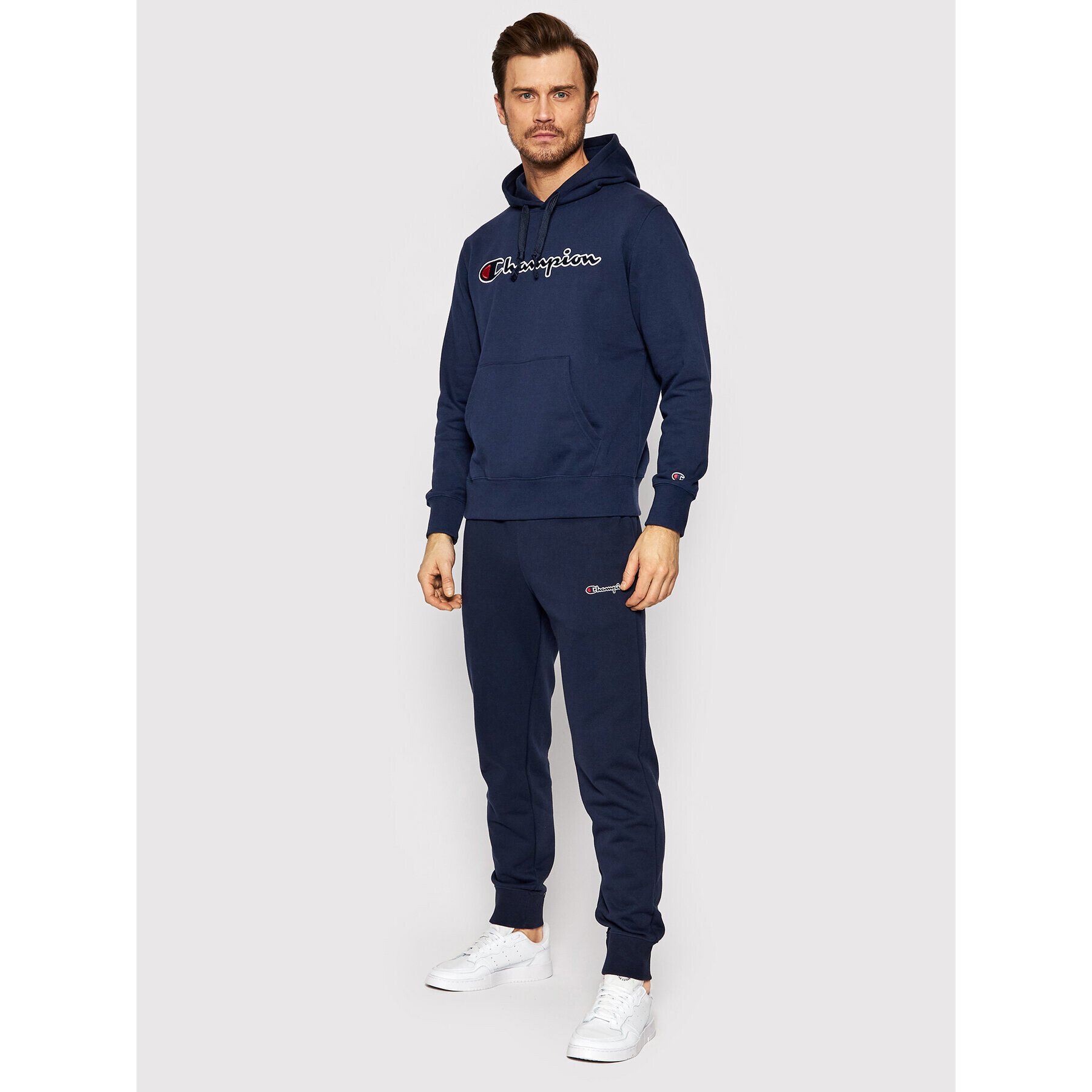Champion Долнище анцуг 217067 Тъмносин Regular Fit - Pepit.bg